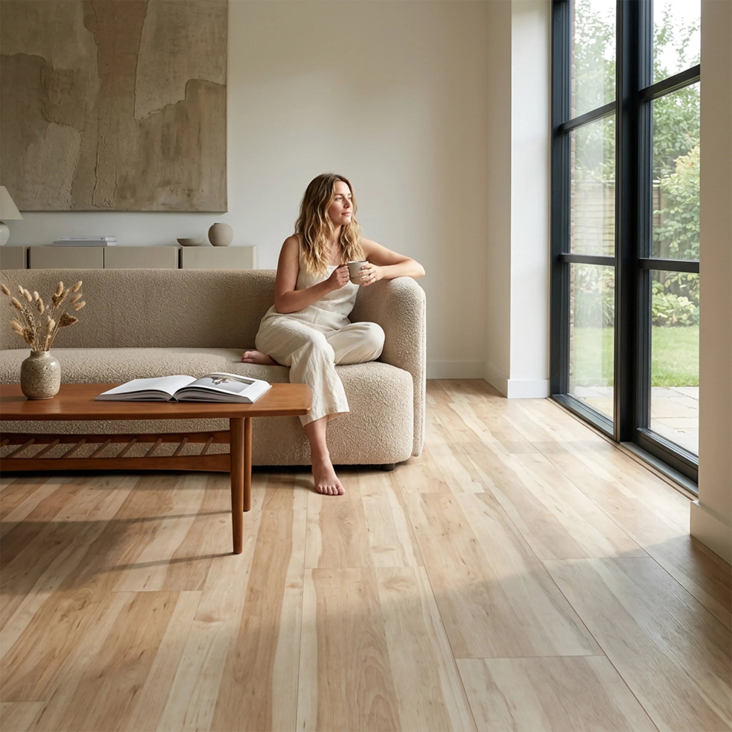 Bondi Beach 5.5mm SPC Click Plank Flooring with Underpad | 7" x 48"