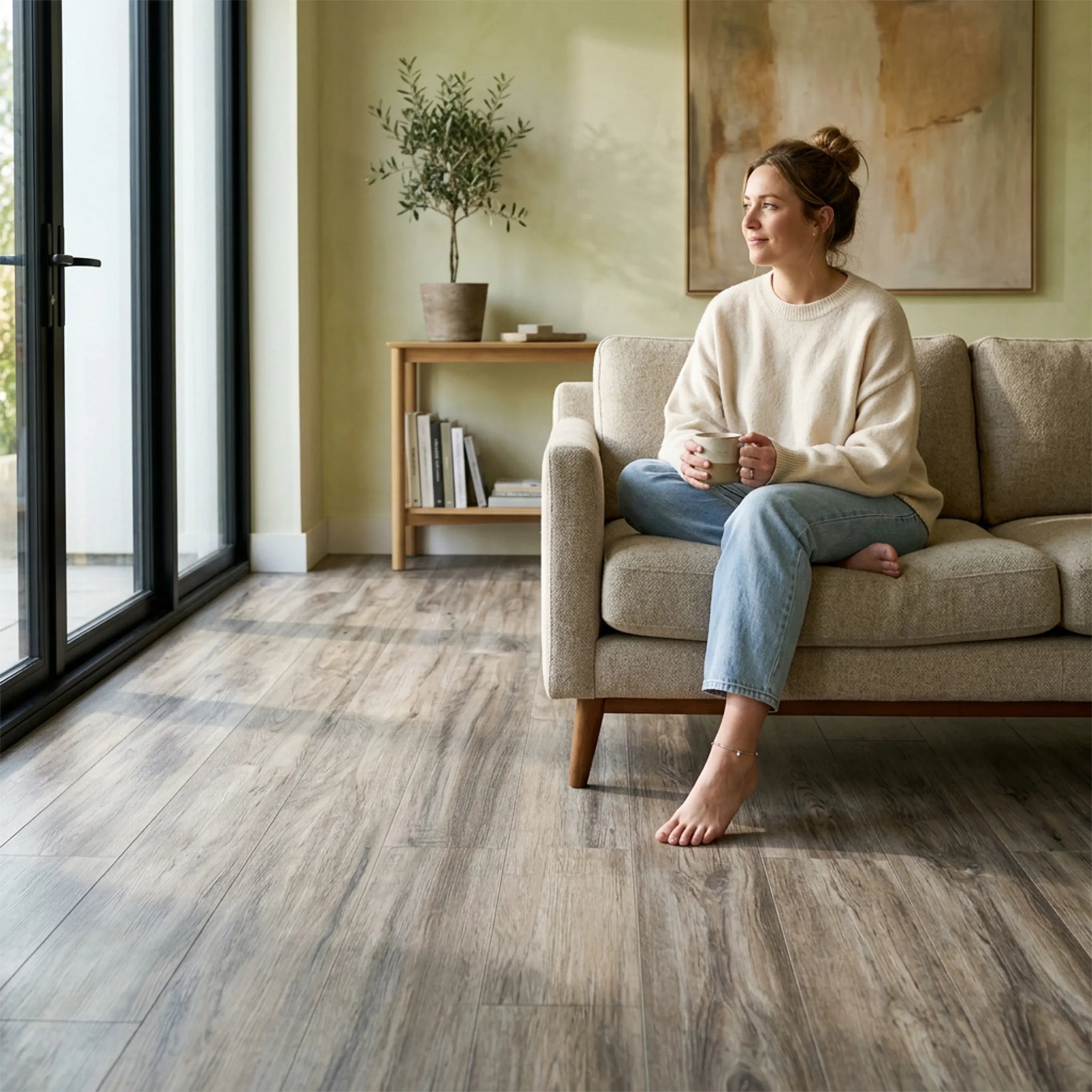 Continental 6mm SPC Click Plank Flooring with Underpad | 7" x 54"
