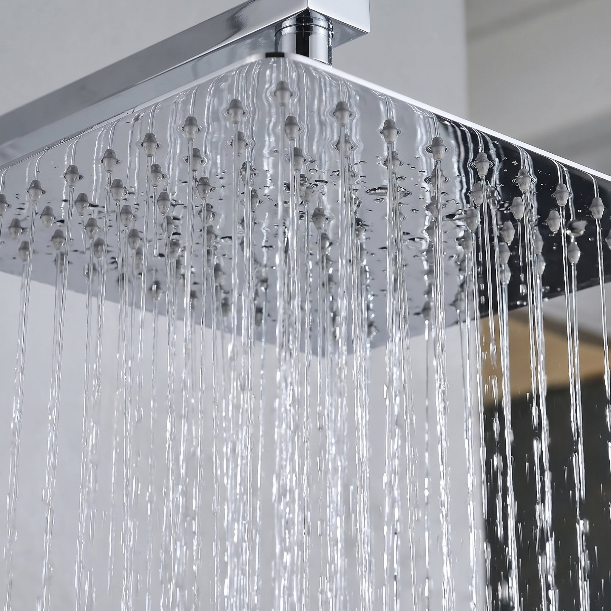 Bali Chrome 2-Function Thermostatic Shower Set with Rain Showerhead