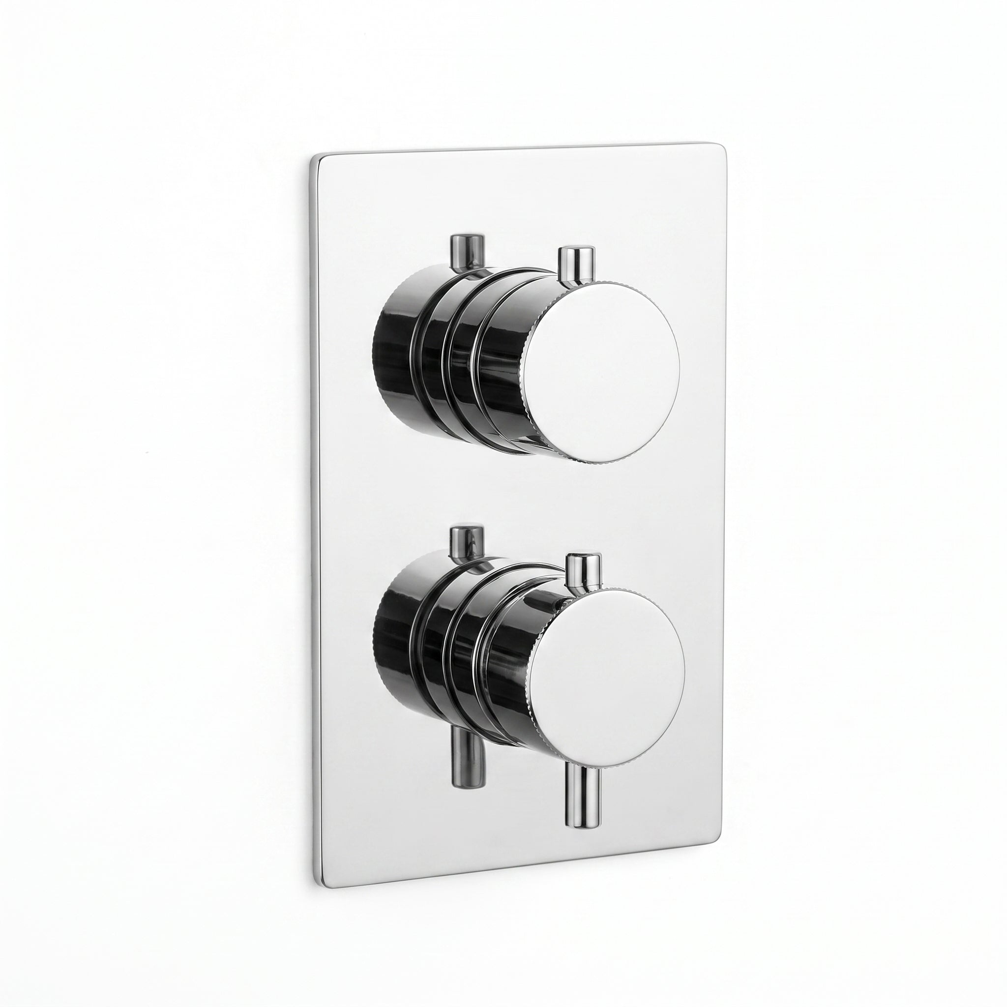 Bloom Chrome Thermostatic 2-in-1 Shower Set with Dual Showerheads