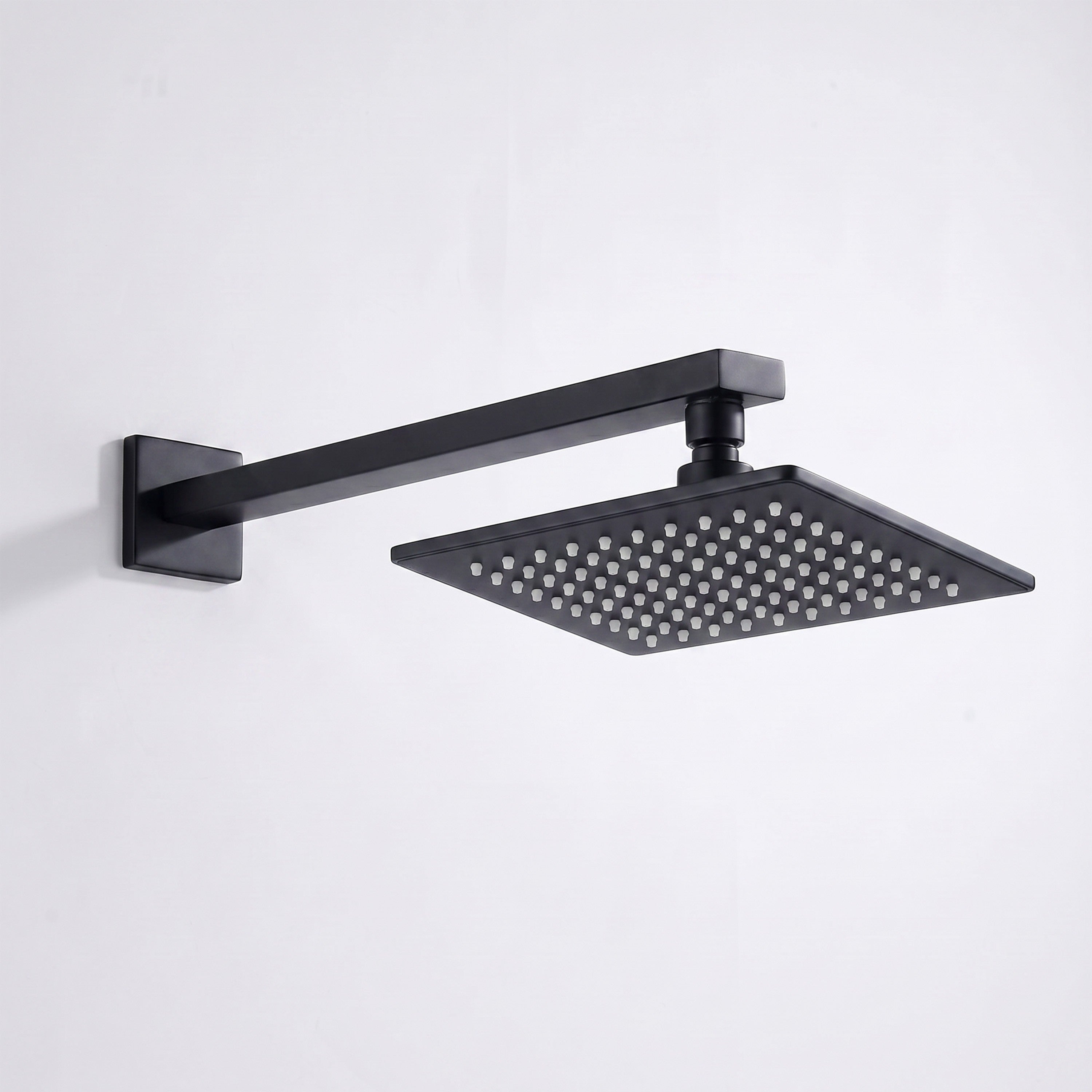 Ensemble de douche thermostatique Bali noir mat 3 fonctions avec pomme de pluie