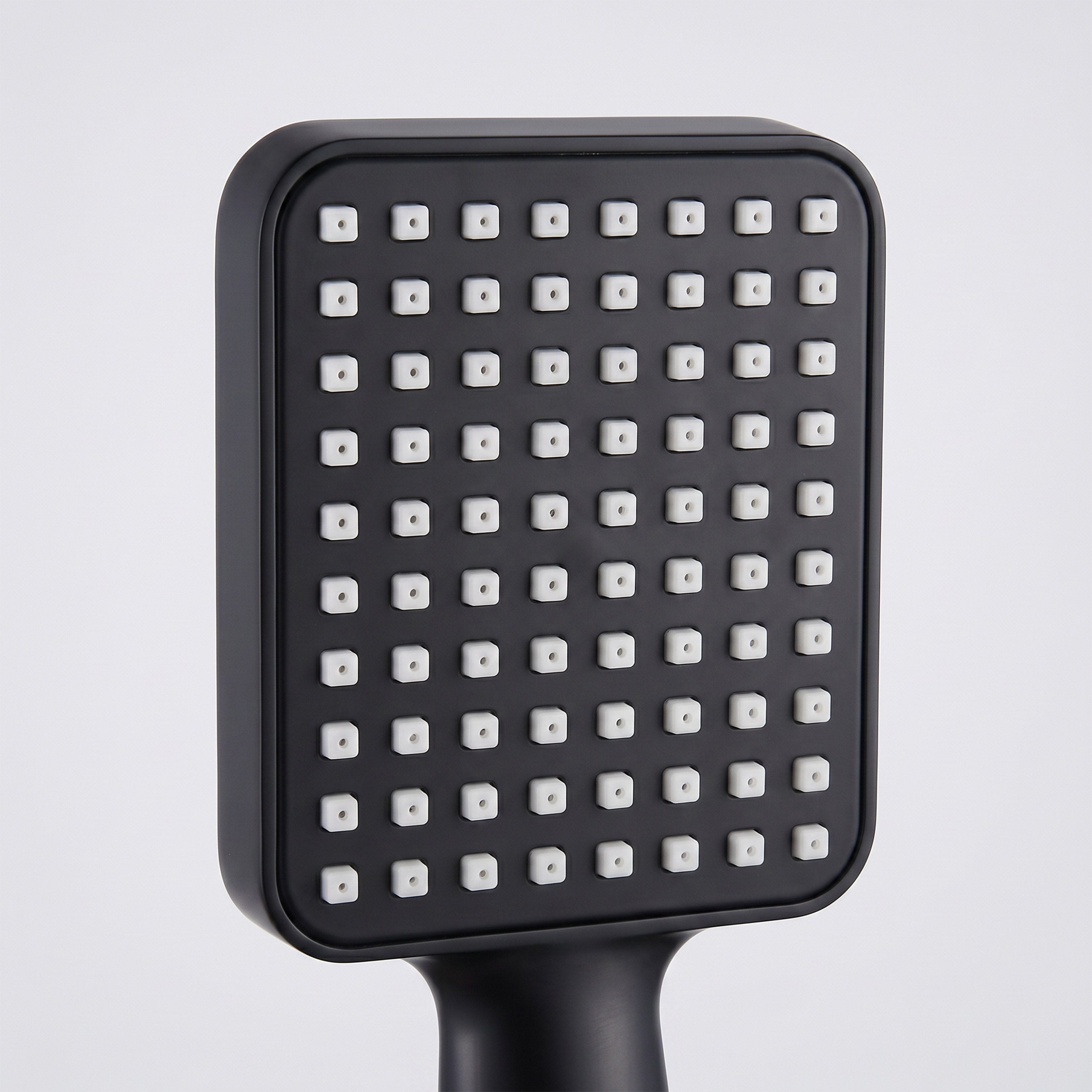 Ensemble de douche thermostatique Bali noir mat 3 fonctions avec pomme de pluie