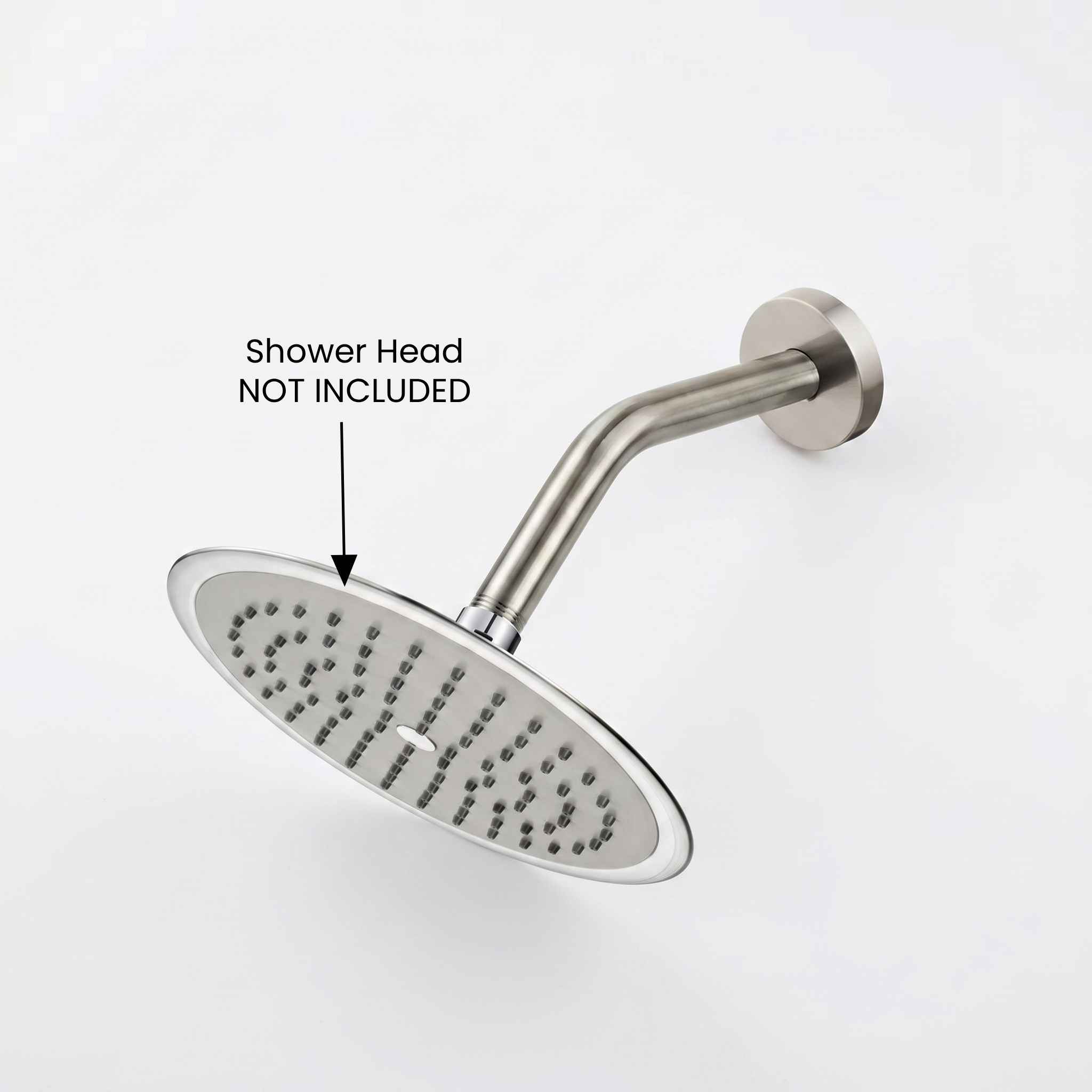 Shower Arm Brushed Nickel - Round