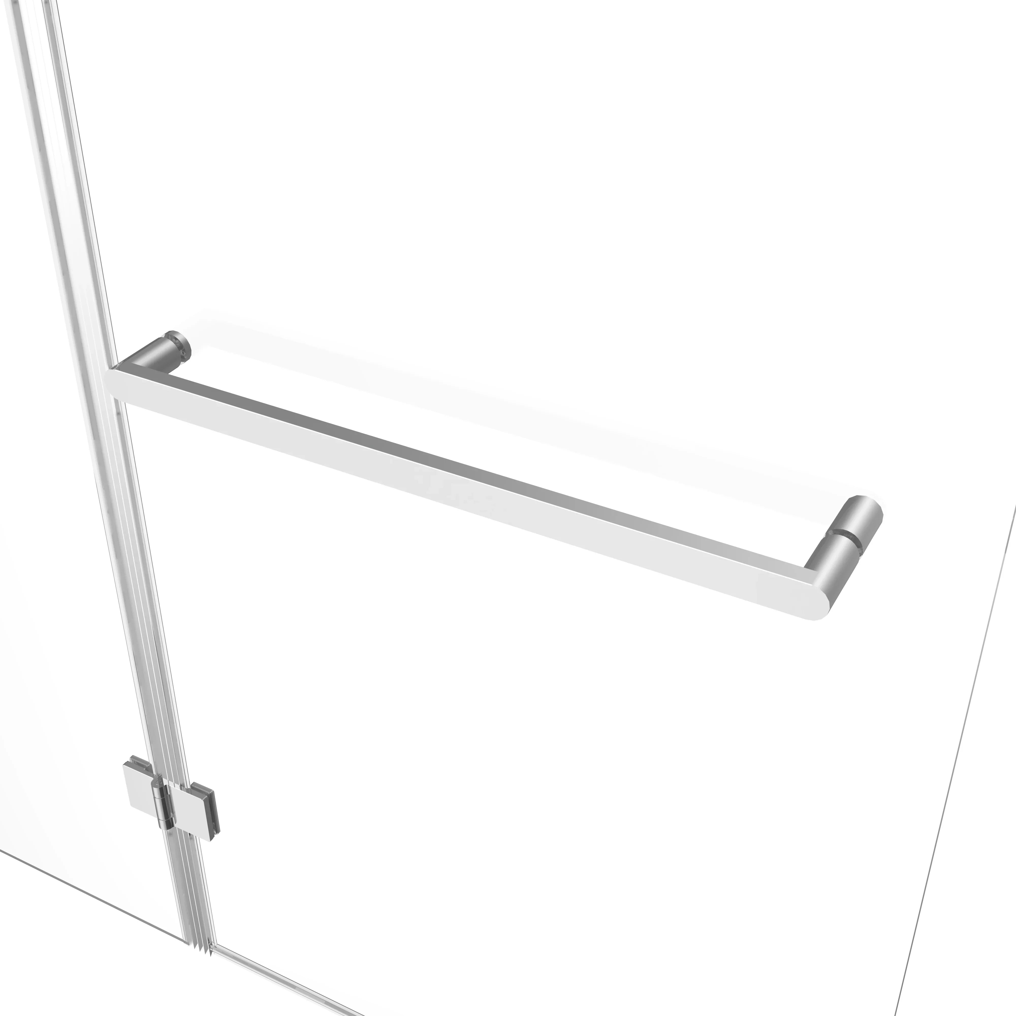 45" x 55" Bathtub Glass Screen with Pivot Door - Chrome Finish Hardware