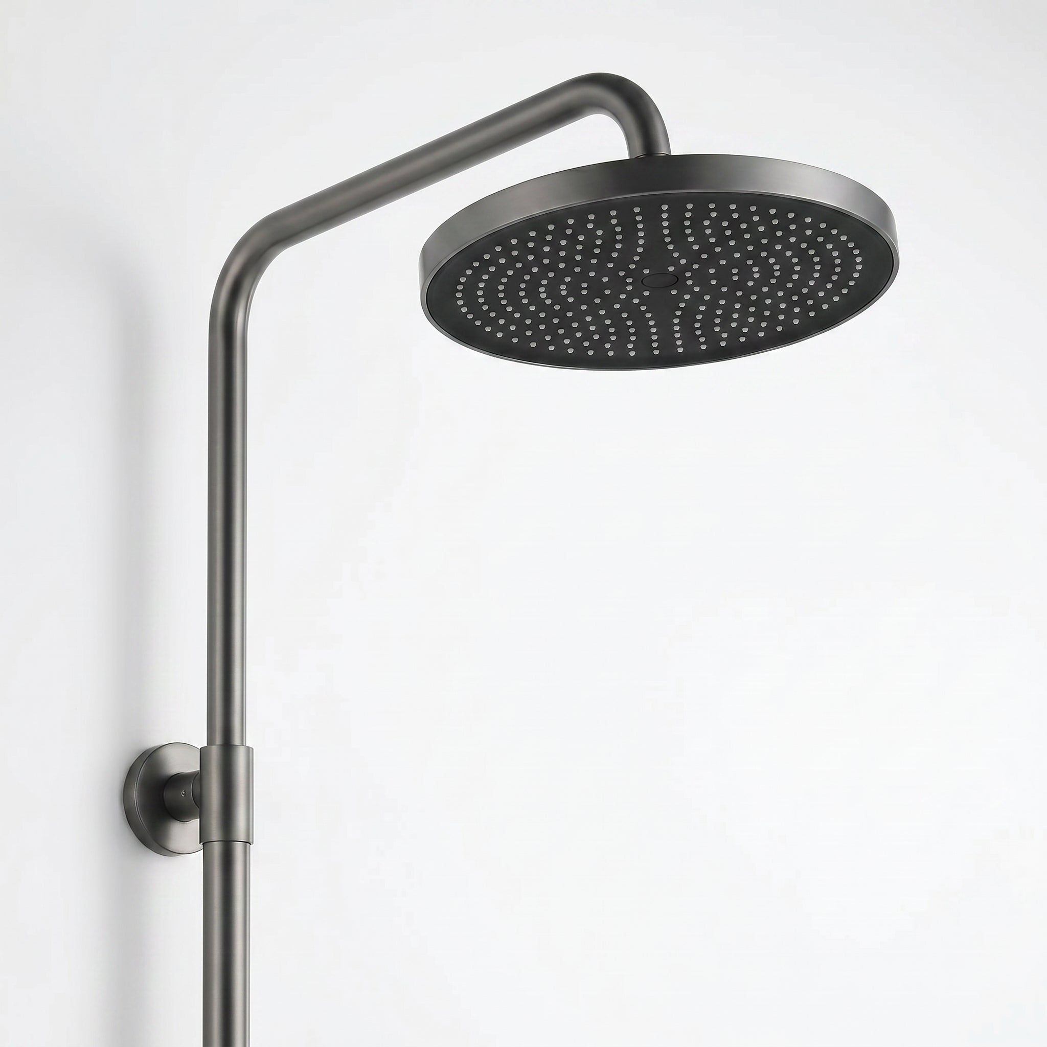Halo Matte Black 2-Function Thermostatic Shower Column