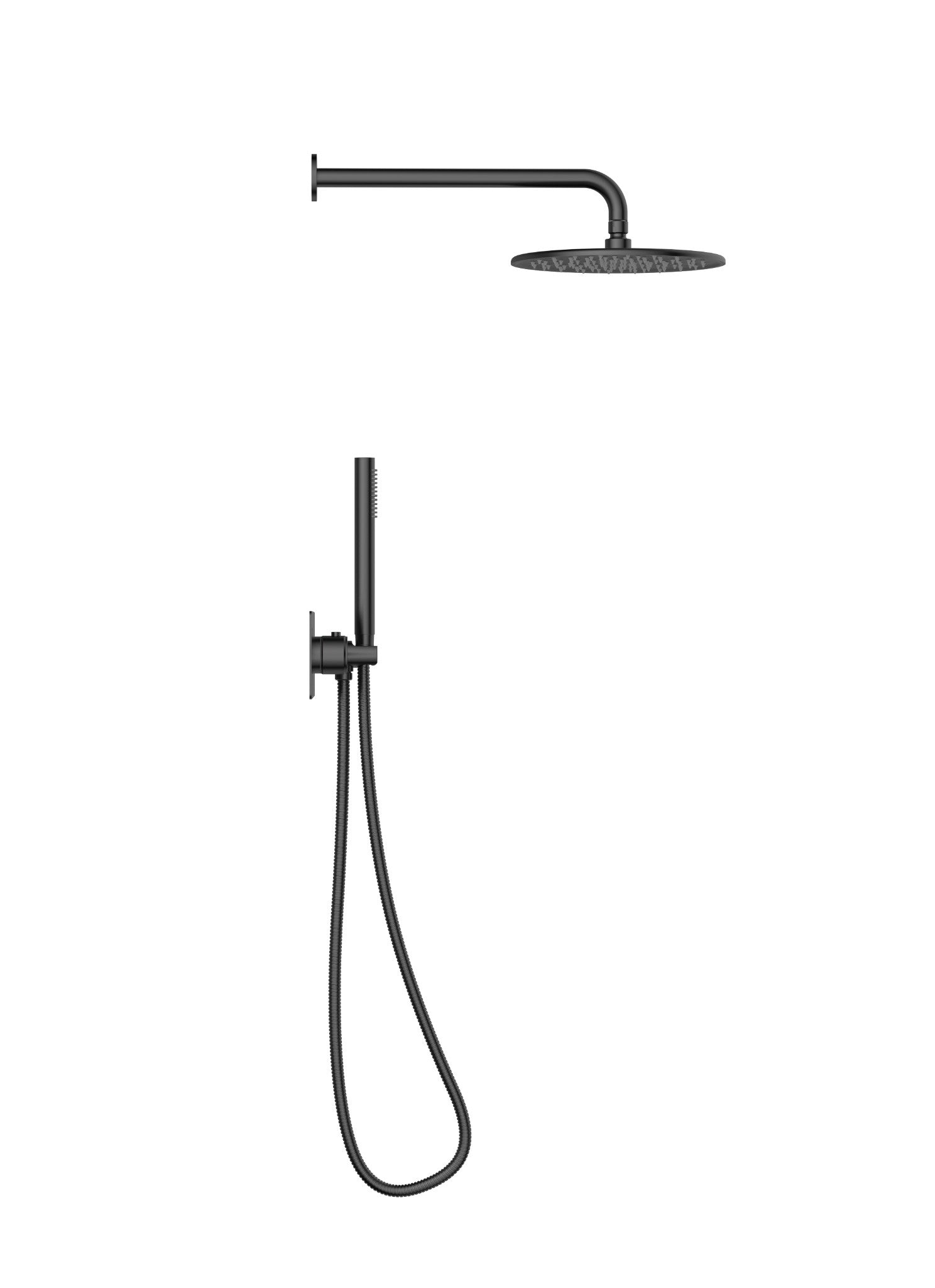 Ensemble de douche thermostatique Arvo 2 fonctions - Noir mat
