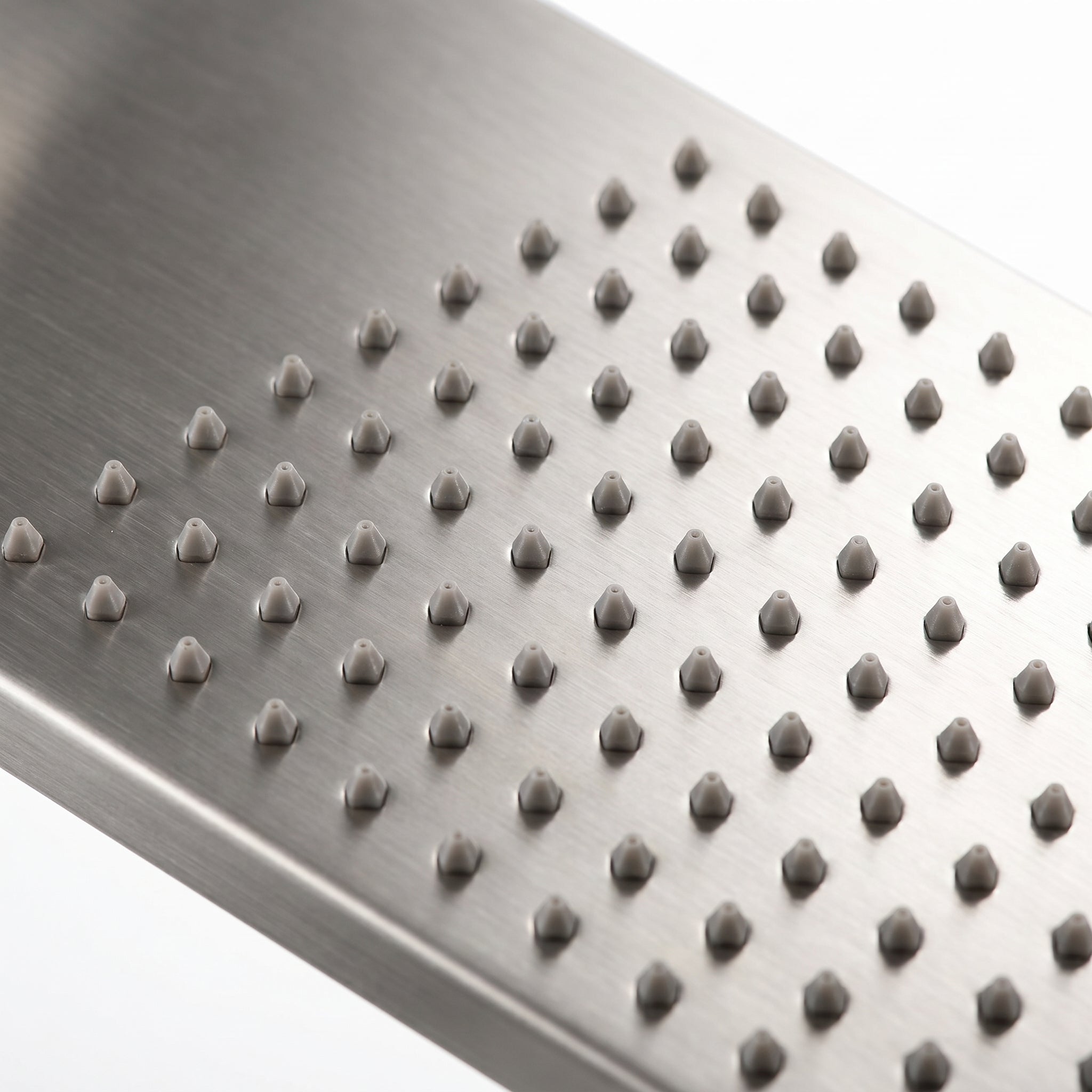 Stainless Steel Wall-Mount Rain Showerhead with Extended Arm - 1 Function