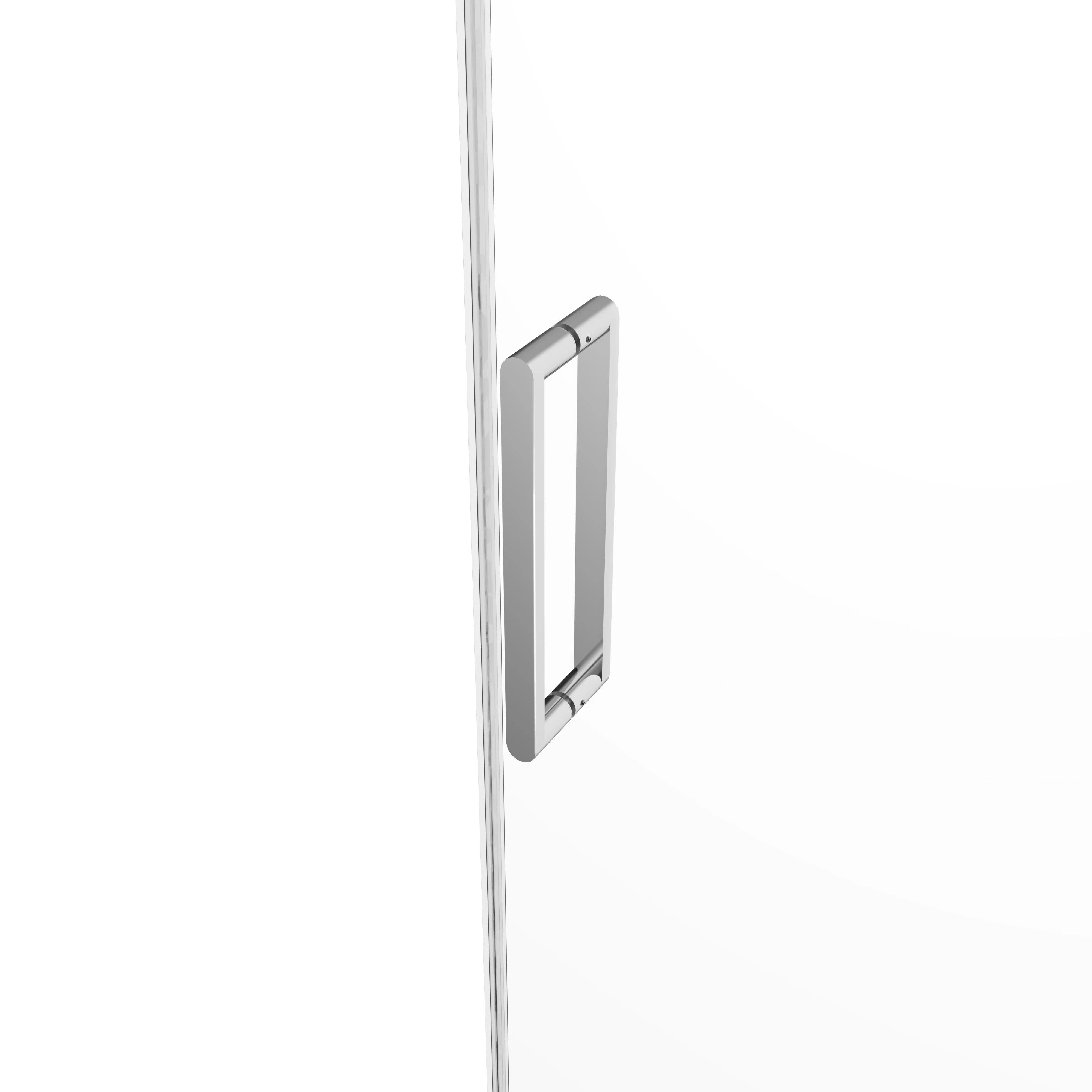 Porte de douche coulissante chromée pour alcôve 60po x 76po