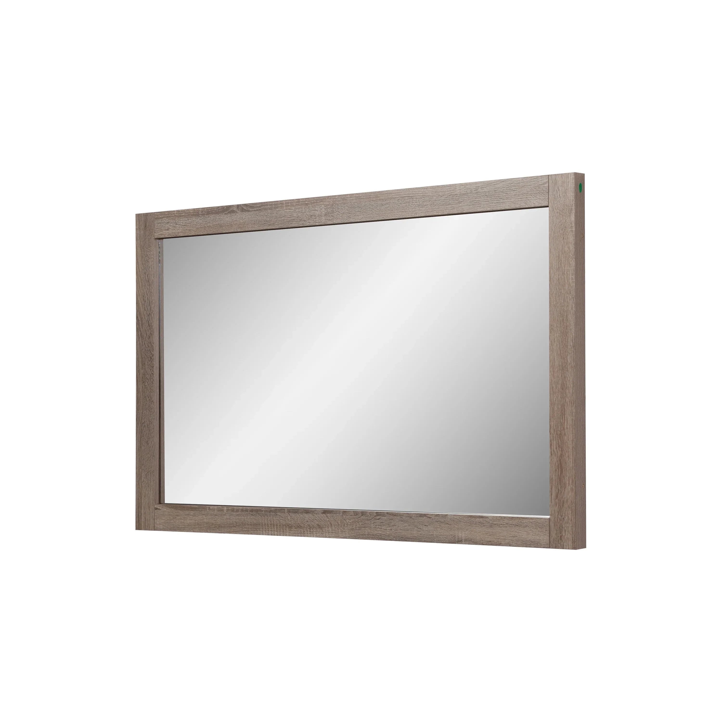 Miroir Rectangulaire 48po avec Cadre Chêne Tendre