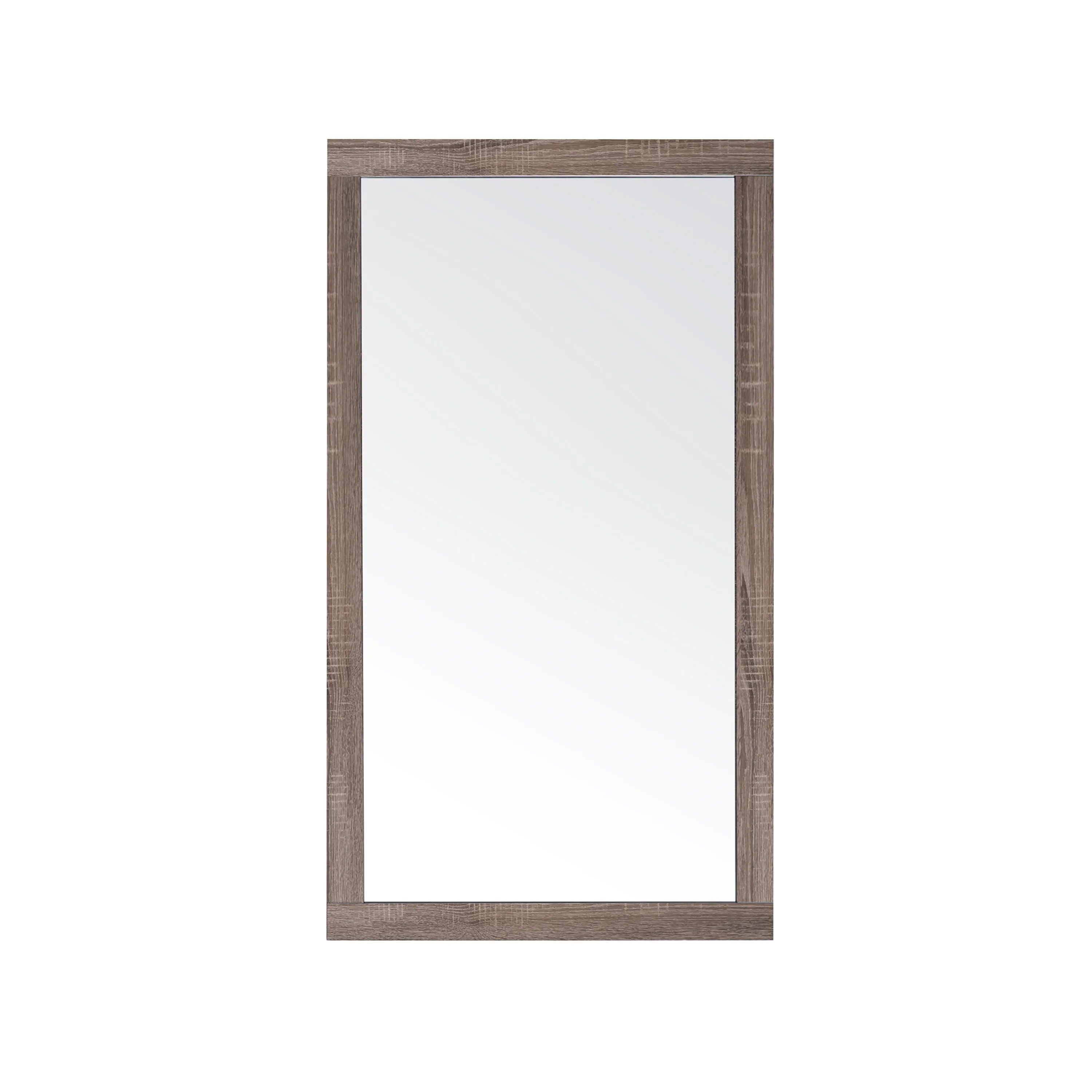 Miroir Rectangulaire 48po avec Cadre Chêne Tendre