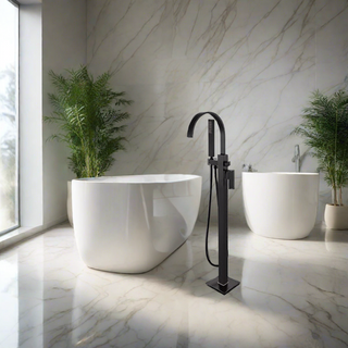 Freestanding Bath Faucet - Parma - Matte Black