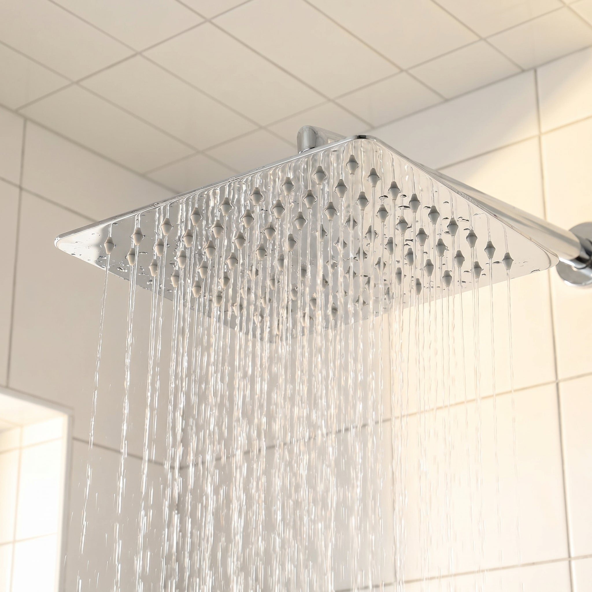 Pomme de douche chrome - Carré