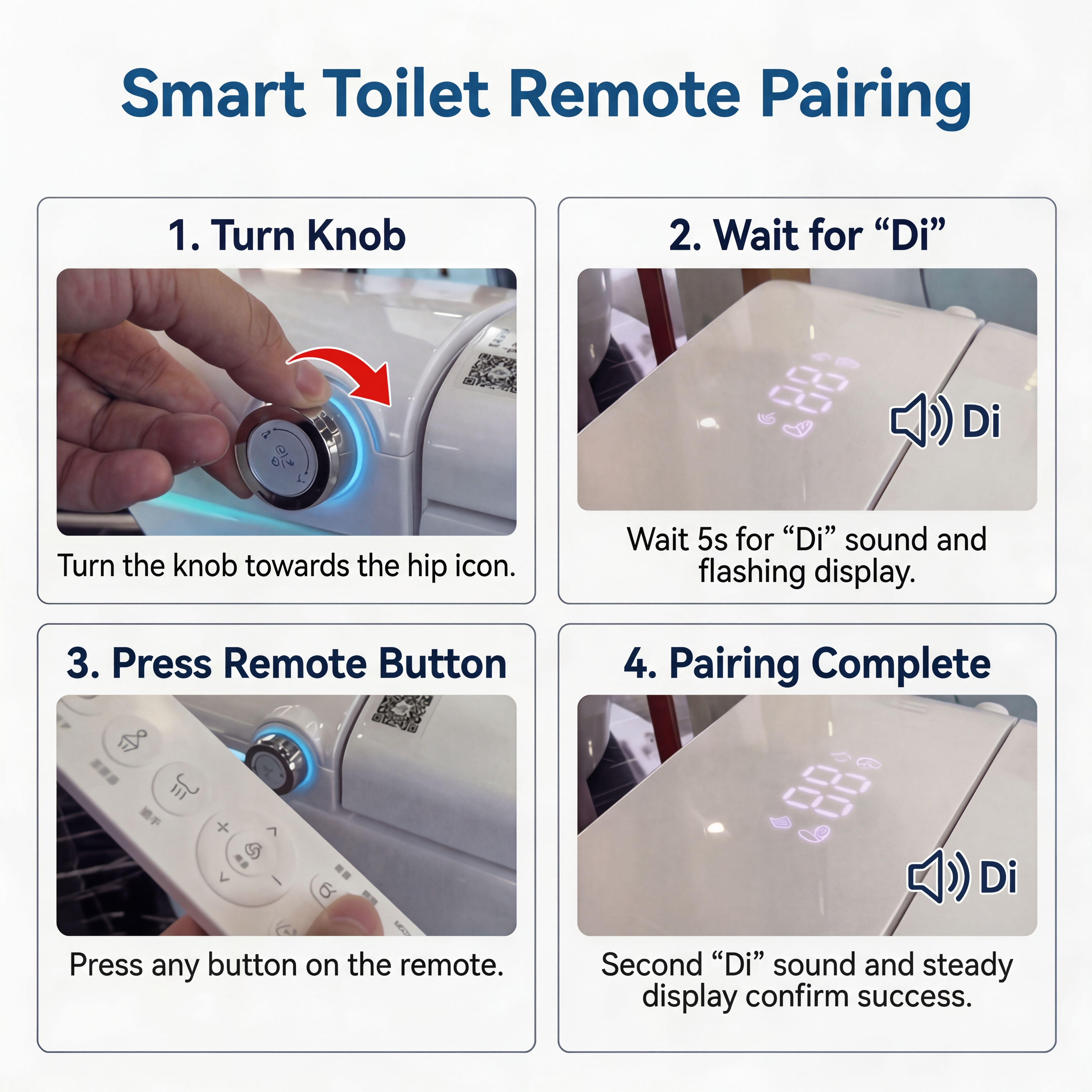 SERA Omega Black Smart Toilet with Auto Flush, Heated Seat & Built-In Bidet