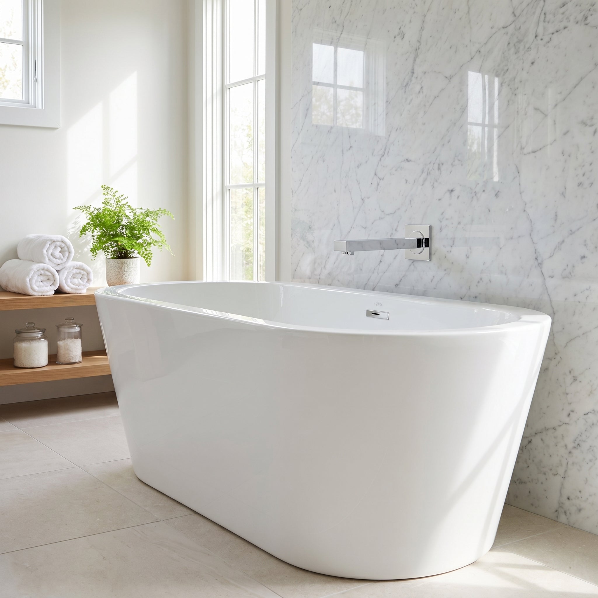 Bec de bain douche chrome