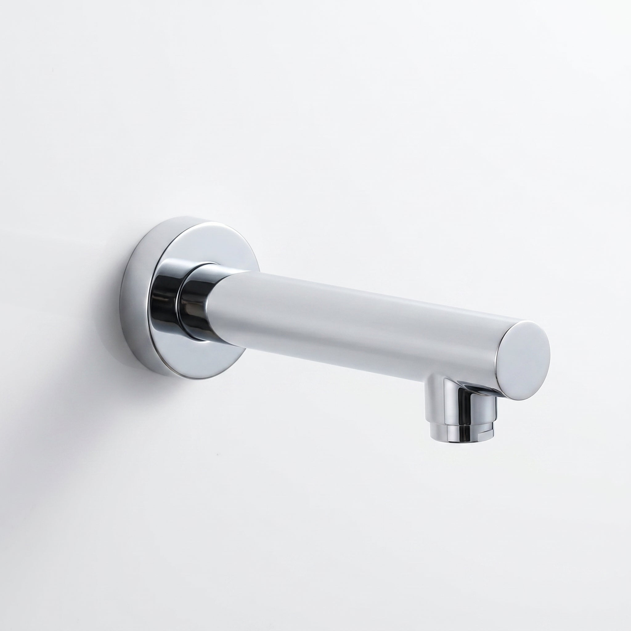 Bec de bain douche  Nickel brossé - Rond