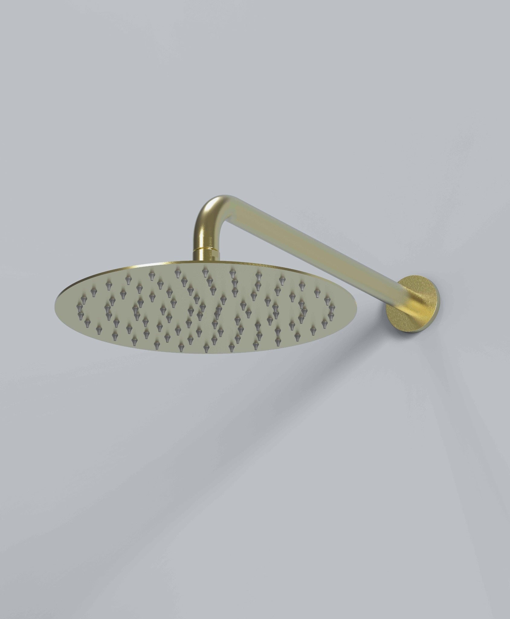 Ensemble de douche à pression équilibrée Luna 2 fonctions en or brossé