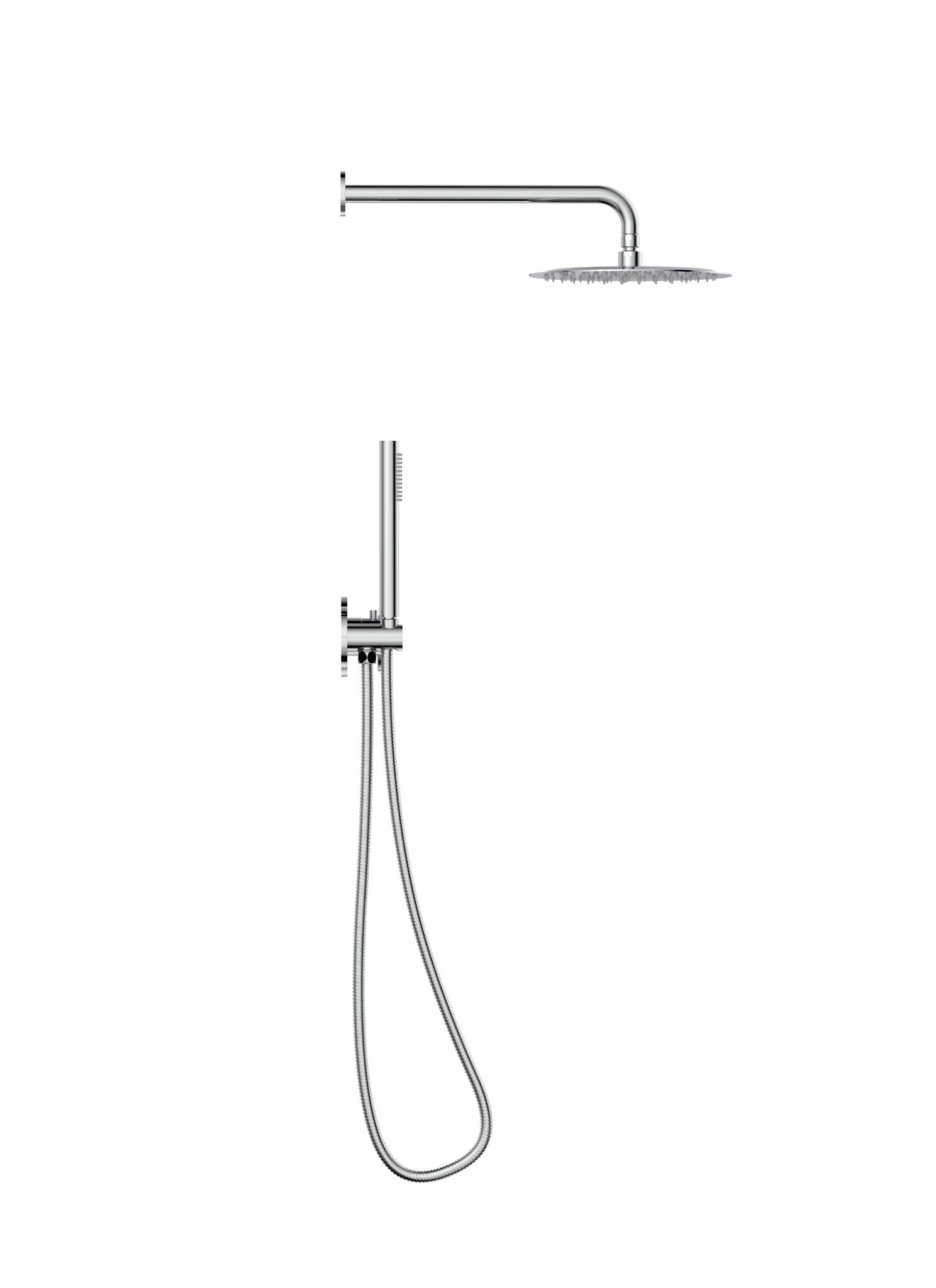 Ensemble de douche thermostatique Luna 2 fonctions - Chrome