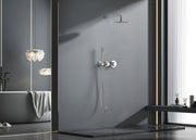 Ensemble de douche thermostatique Luna 2 fonctions - Chrome