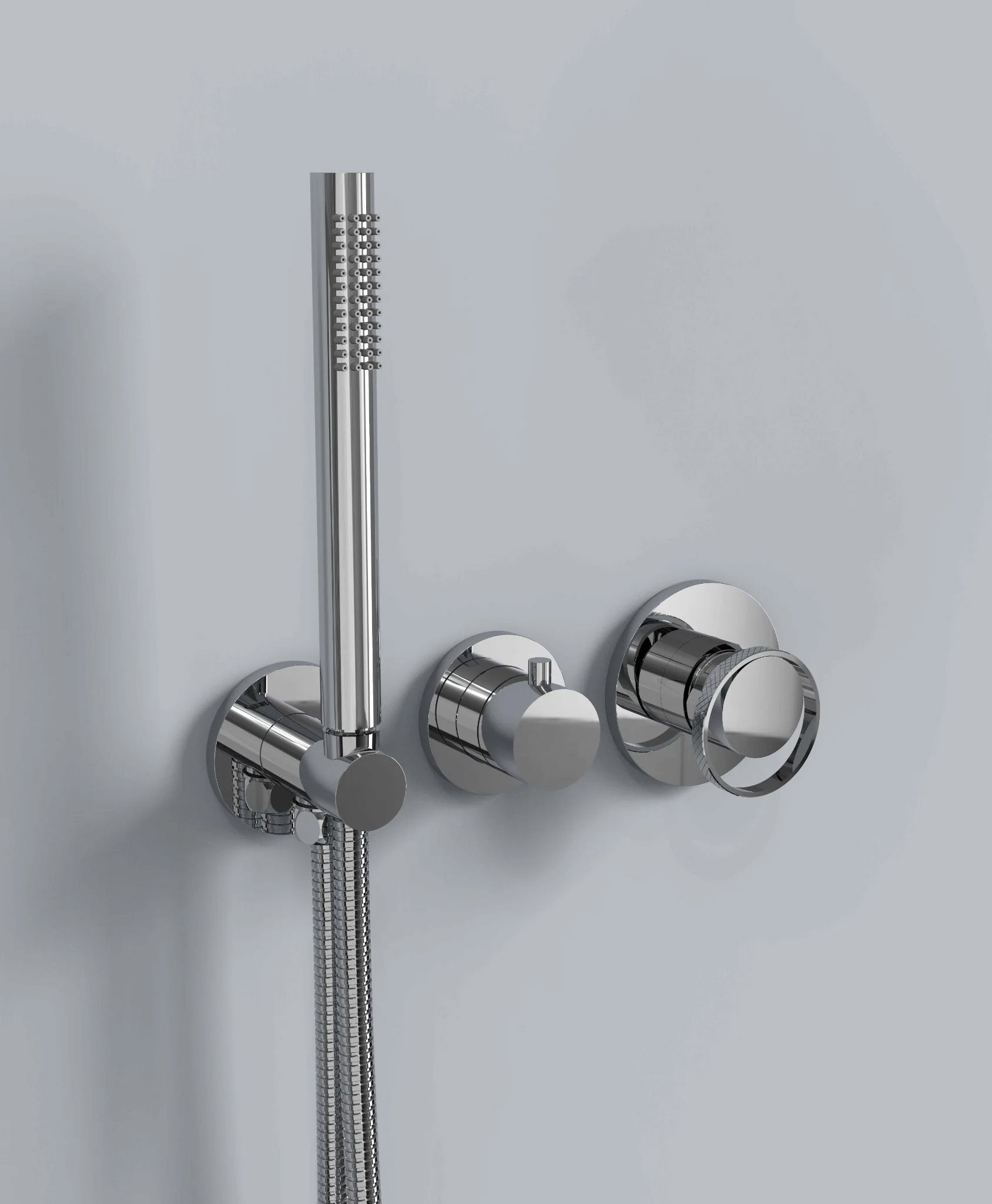 Luna 2-Function Pressure Balance Shower Set in Chrome