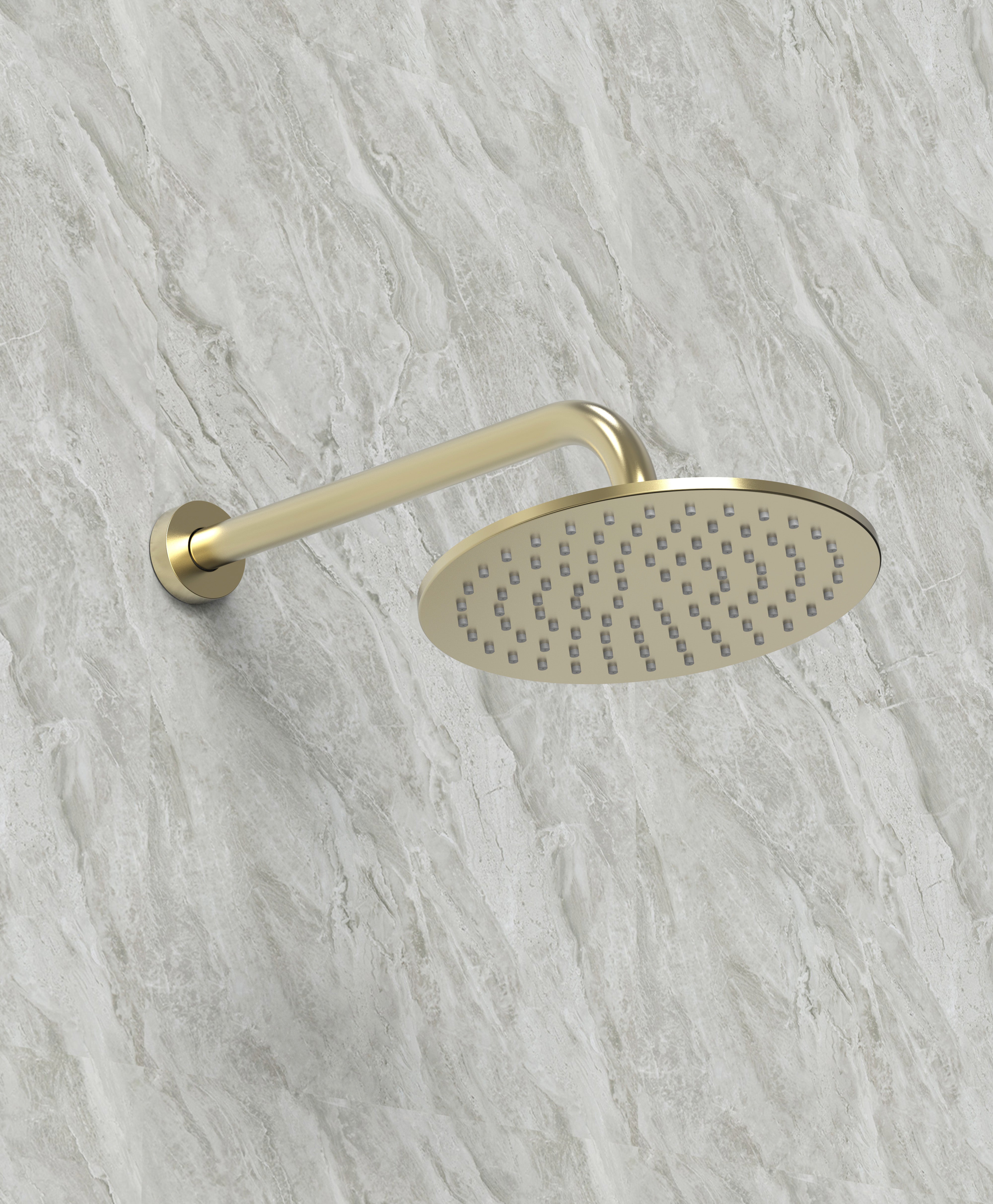 Vero 2-Function Pressure Balance Shower Set in Brushed Gold