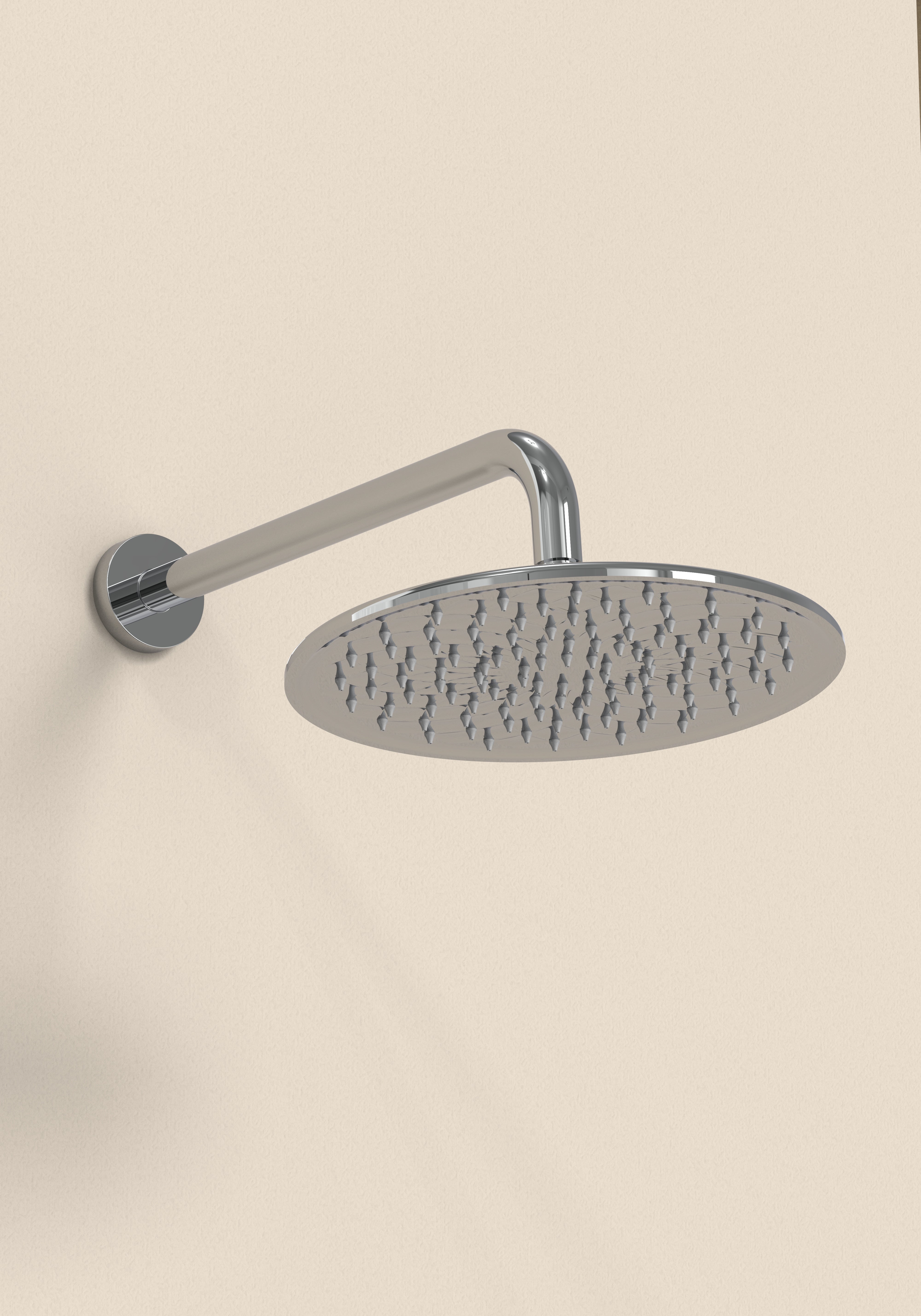 Ensemble de douche Seren 2 fonctions chrome avec pomme de douche pluie