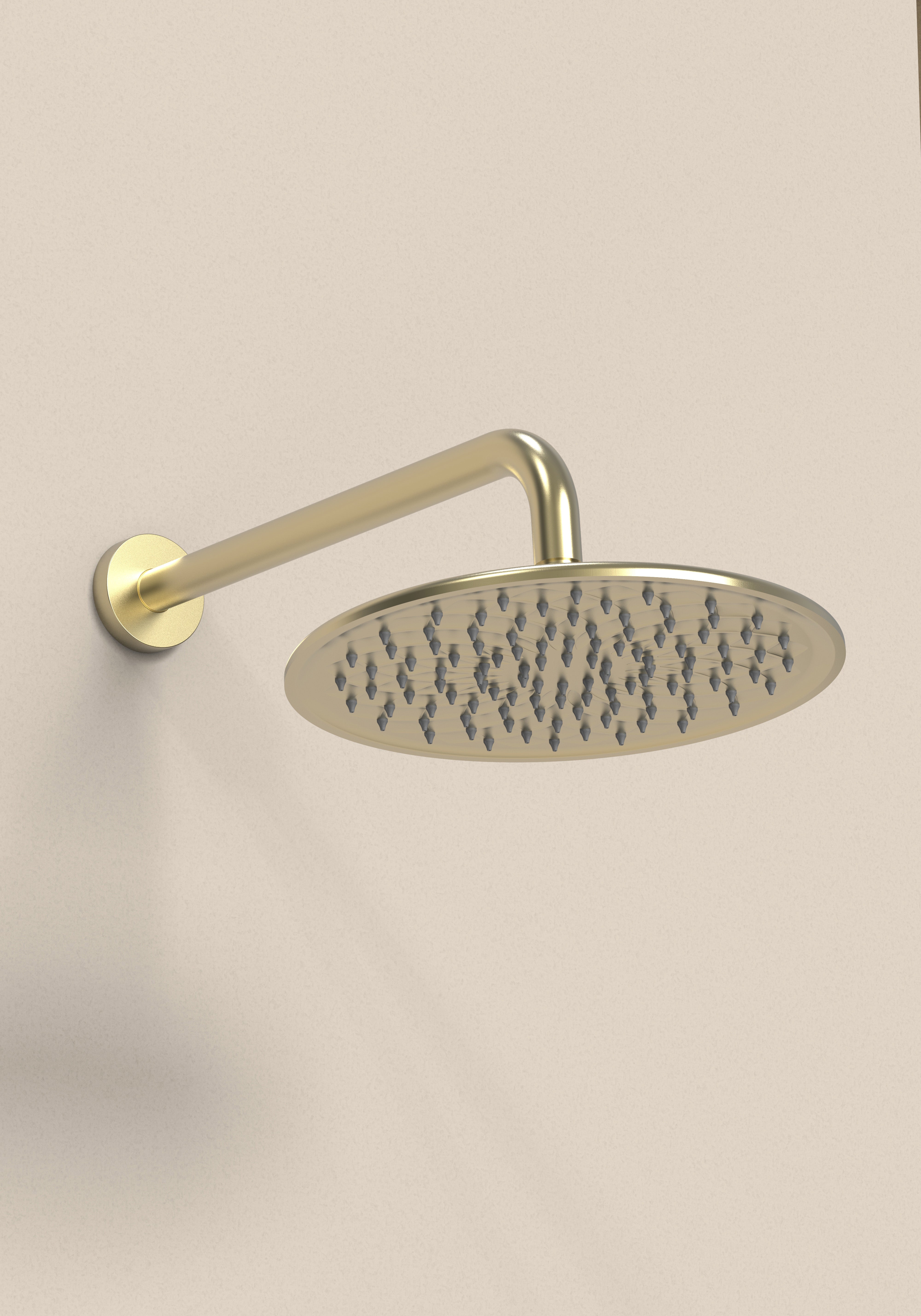 Ensemble de douche Seren 2 fonctions à équilibrage de pression - Or brossé