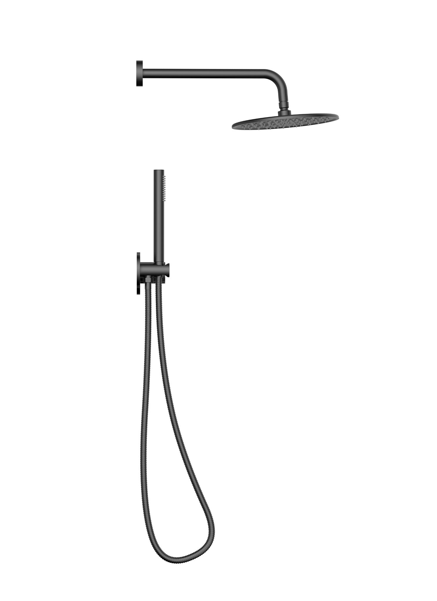 Ensemble de douche Seren 2 fonctions à équilibrage de pression - Noir mat