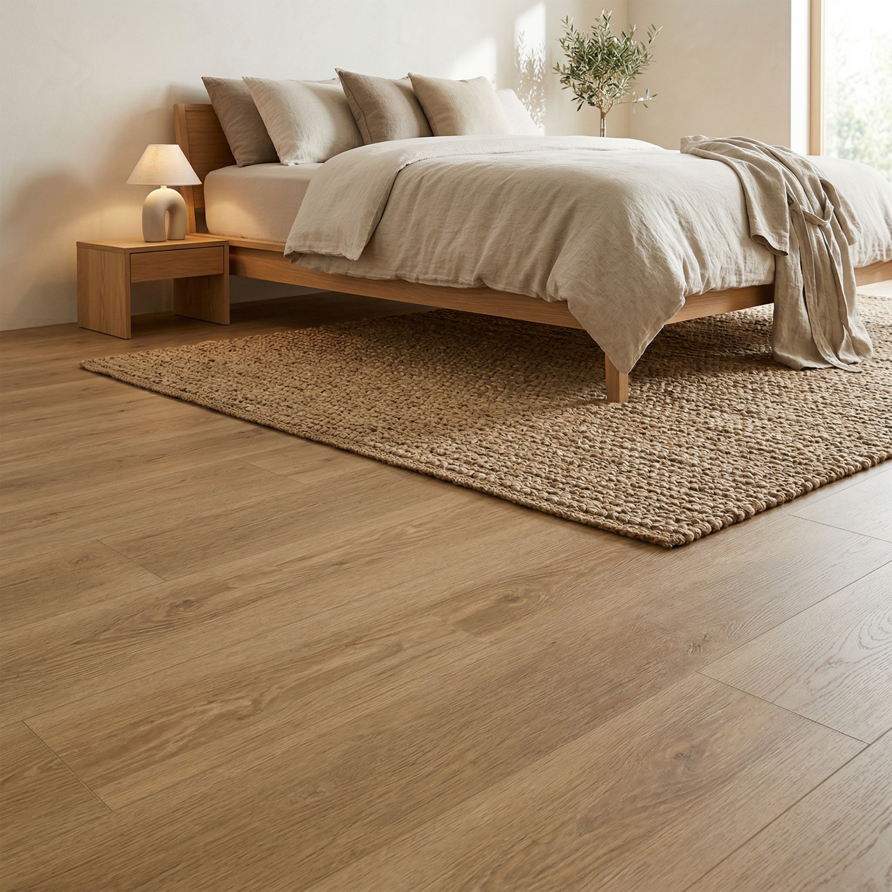 Plancher Vinyle SPC Golden Coast 6,5mm avec Sous-Couche Intégrée