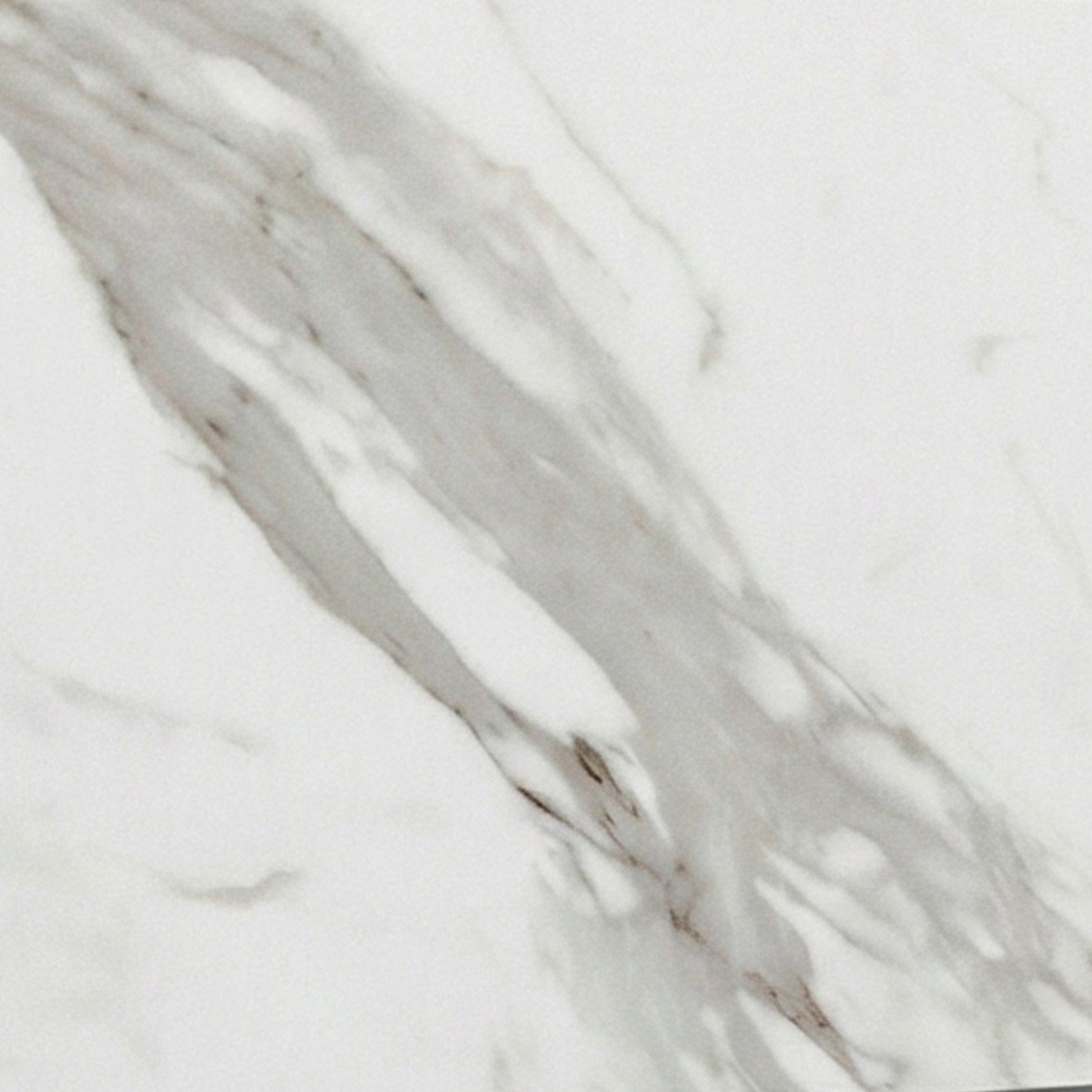 Carreaux de Vinyle de Luxe True Grout, Marbre de Carrare Blanc Mat, 5 mm, SPC | 12 po x 48 po