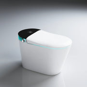 SERA Witty Toilette-bidet intelligente, toilette monopièce avec chasse automatique à jet, couvercle à ouverture/fermeture automatique, lavage à l’eau tiède, séchage à air chaud, siège chauffant – Affichage noir