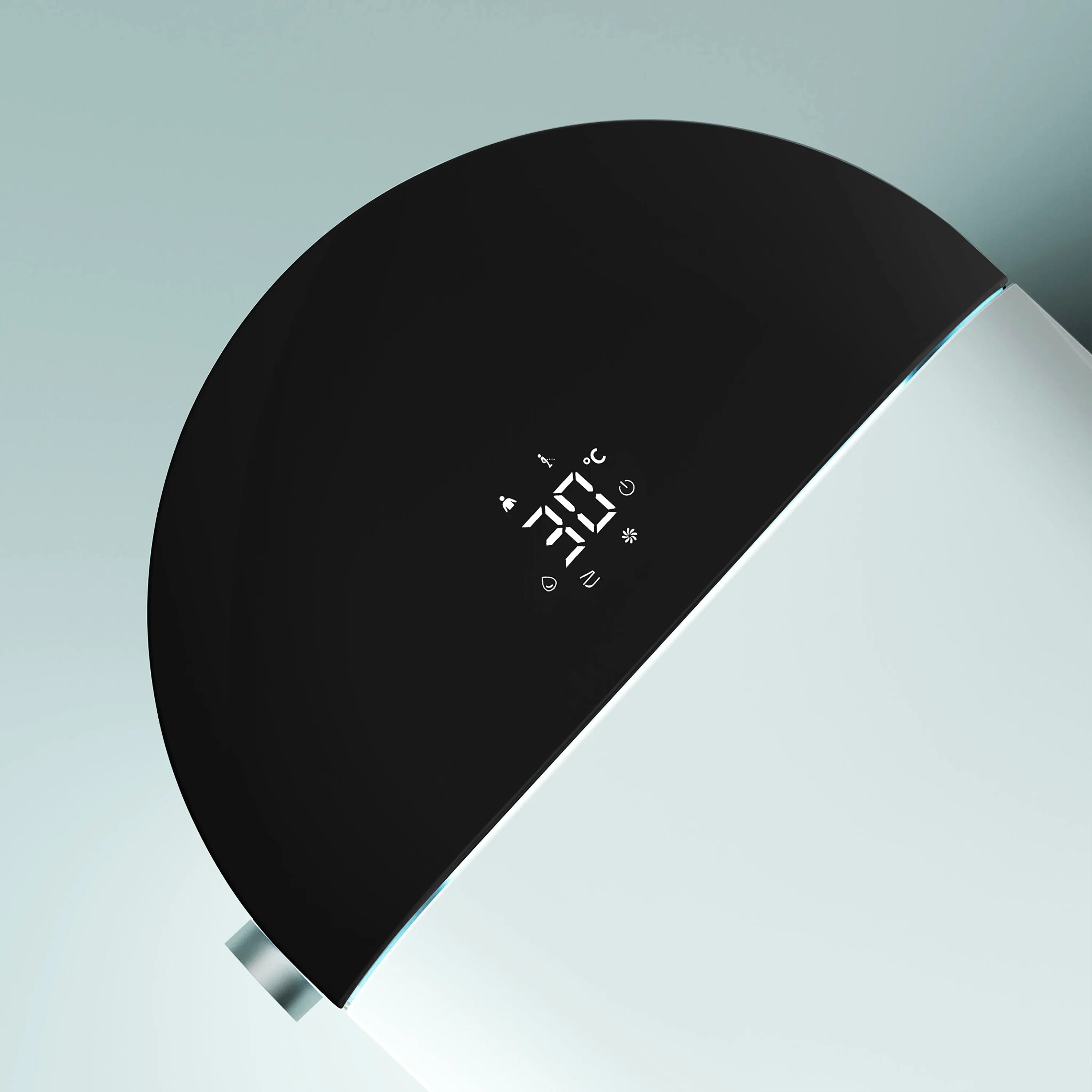 SERA Witty Toilette-bidet intelligente, toilette monopièce avec chasse automatique à jet, couvercle à ouverture/fermeture automatique, lavage à l’eau tiède, séchage à air chaud, siège chauffant – Affichage noir