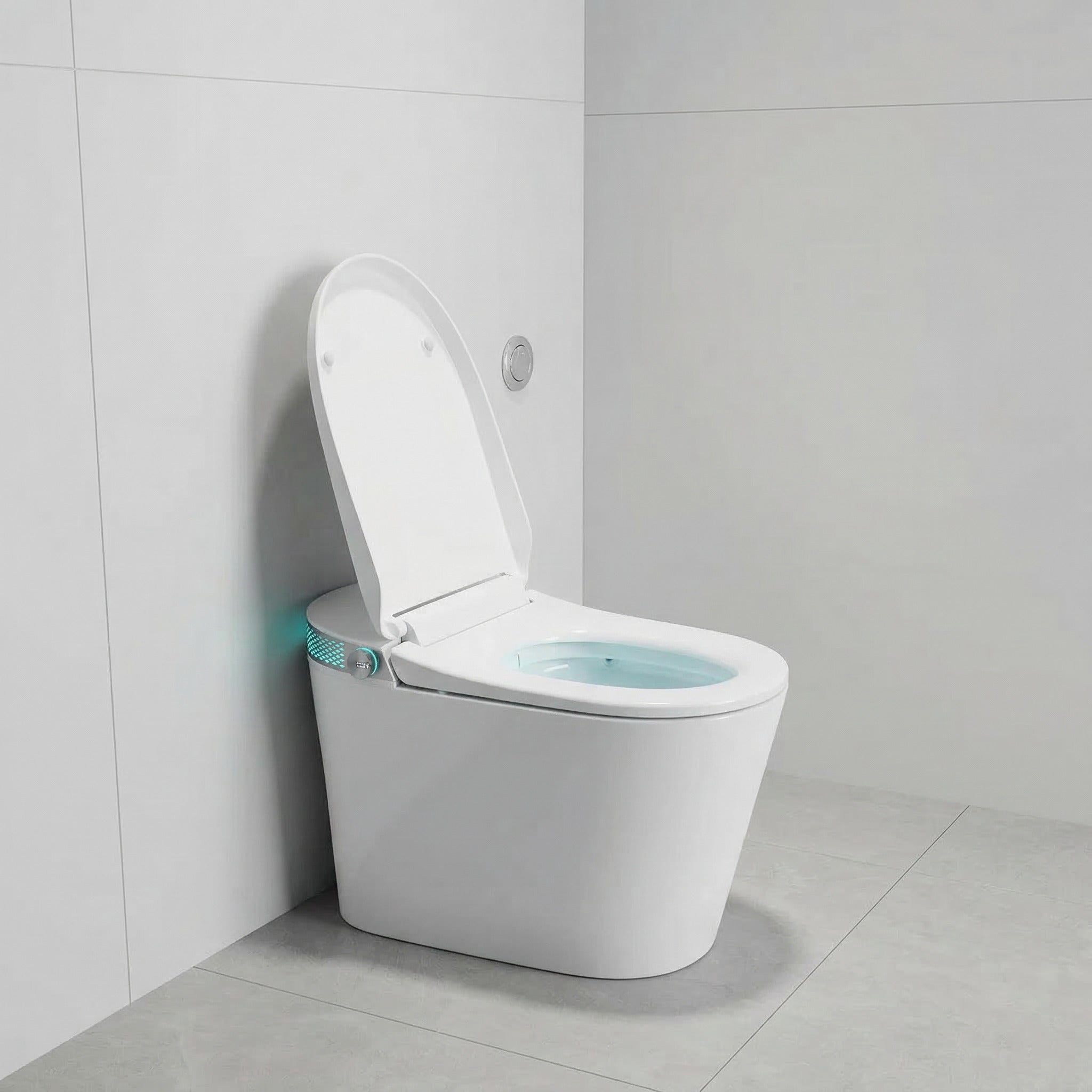 SERA Witty Smart Bidet Toilet Without Tank – Auto Flush, Heated Seat, Warm Water Wash