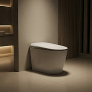 Toilette Intelligente SERA Sigma avec Accents Dorés – Sans Réservoir