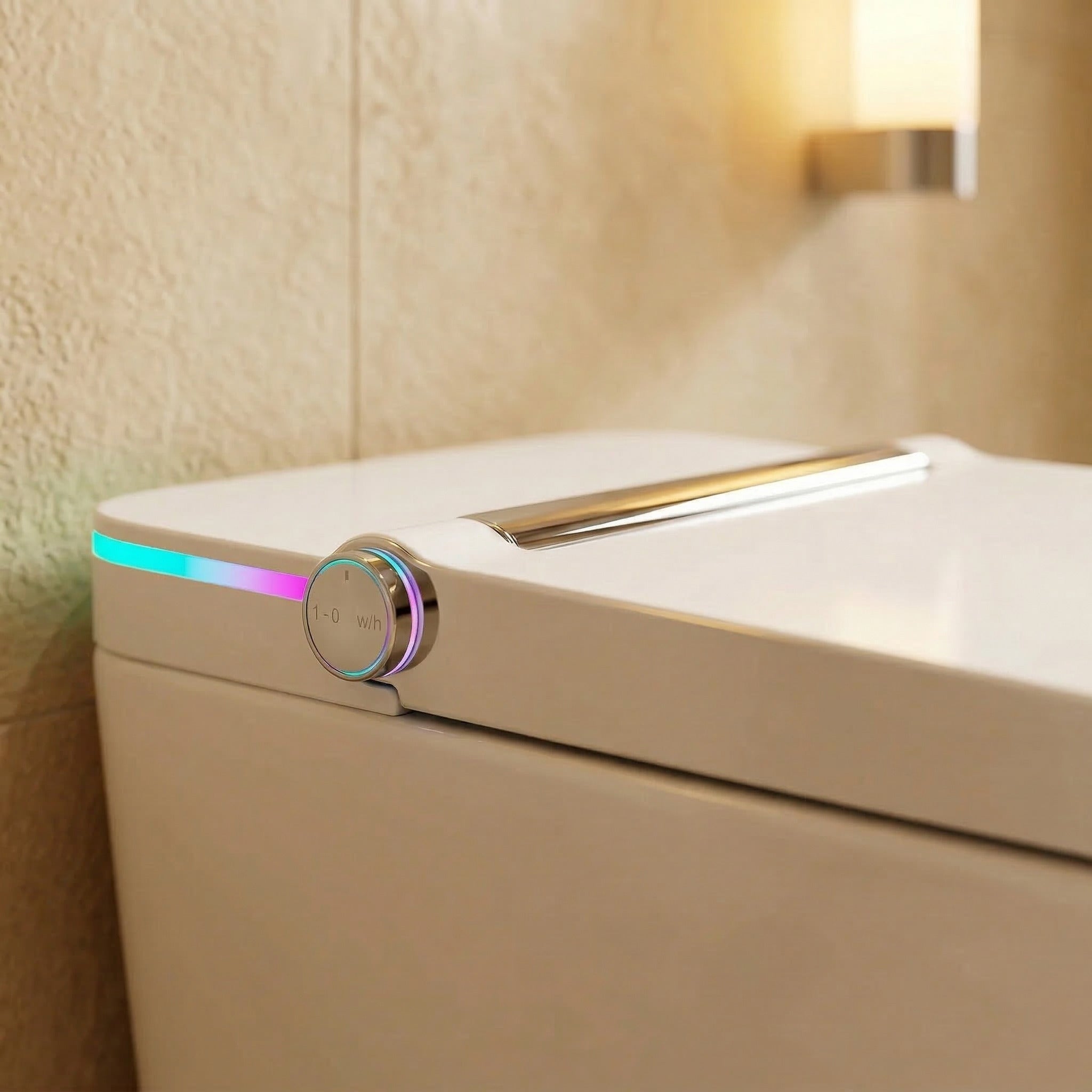 Toilette Intelligente SERA Omega Sans Réservoir – Chasse Automatique, Siège Chauffant et Bidet Intégré