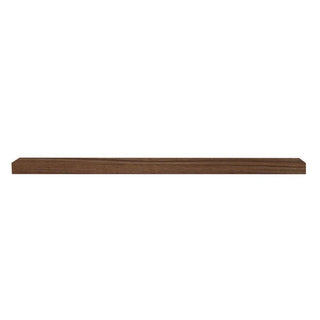 43" Wall-Mount Walnut Shelf