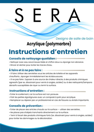 Countertop Care Instructions