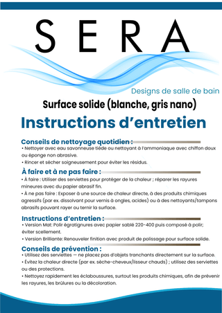 Countertop Care Instructions