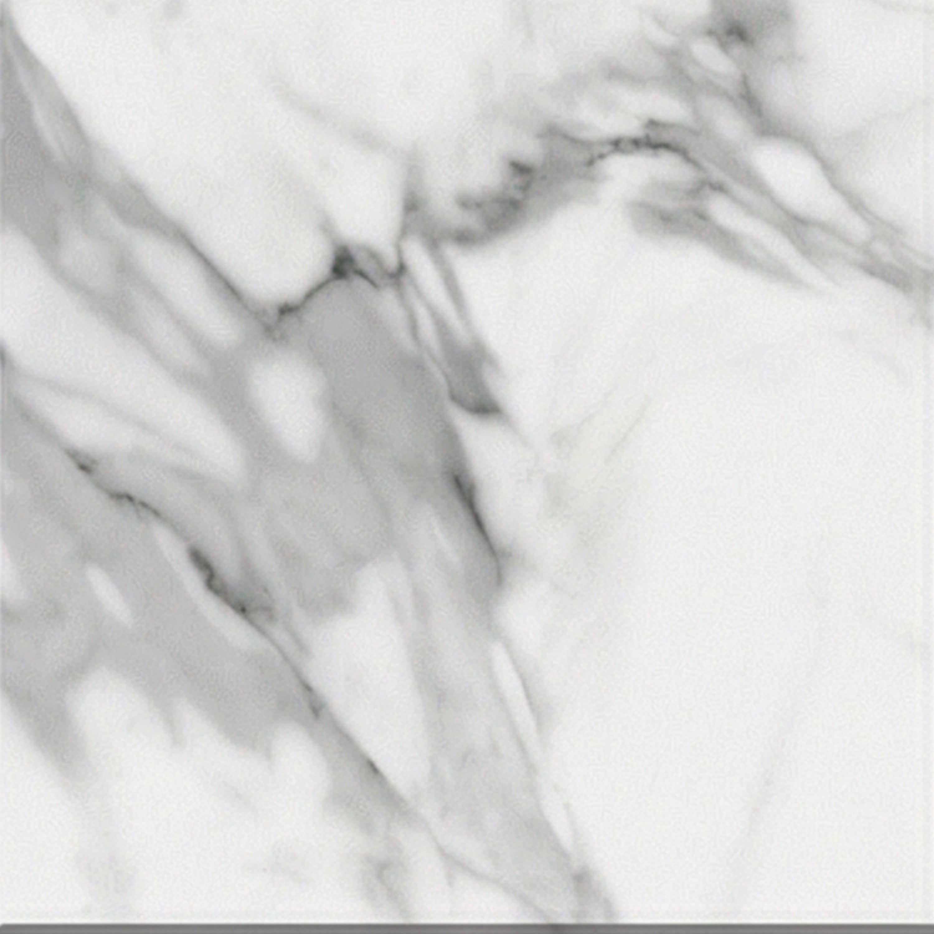 Carreaux de Vinyle de Luxe True Grout, Marbre de Carrare Blanc Mat, 5 mm, SPC | 12 po x 48 po