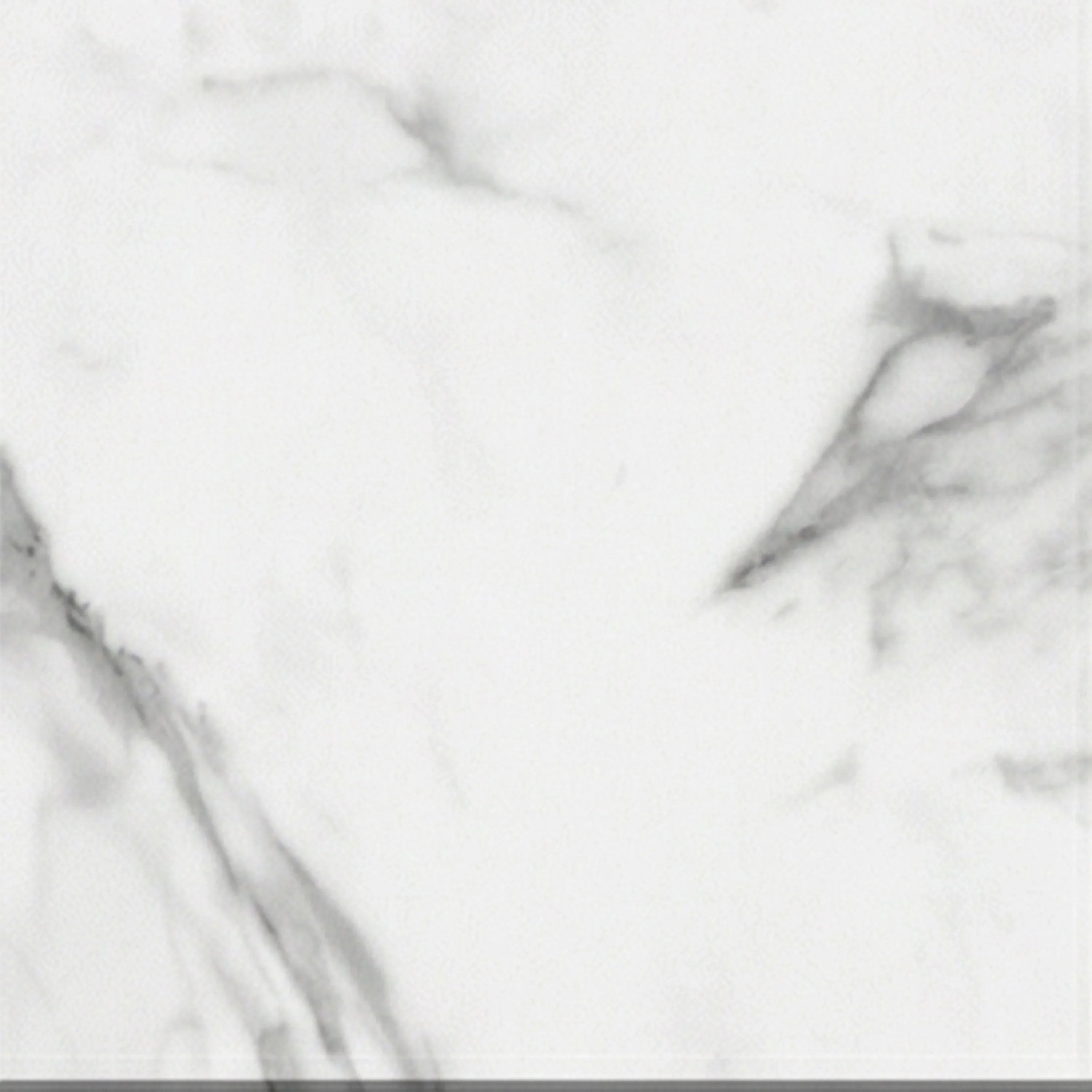 Carreaux de Vinyle de Luxe True Grout, Marbre de Carrare Blanc Mat, 5 mm, SPC | 12 po x 48 po