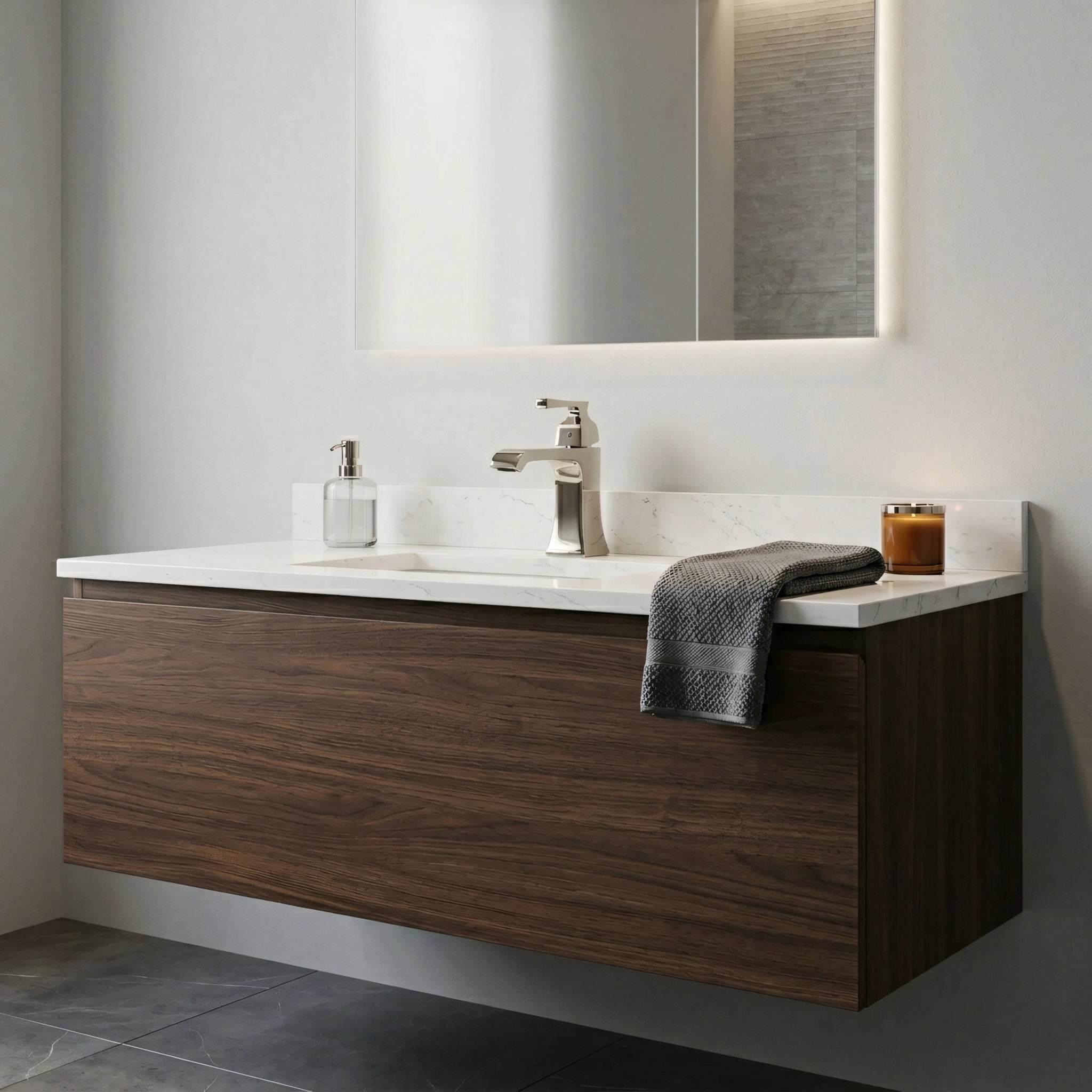 Tivoli Single Handle Bathroom Sink Faucet in Gold