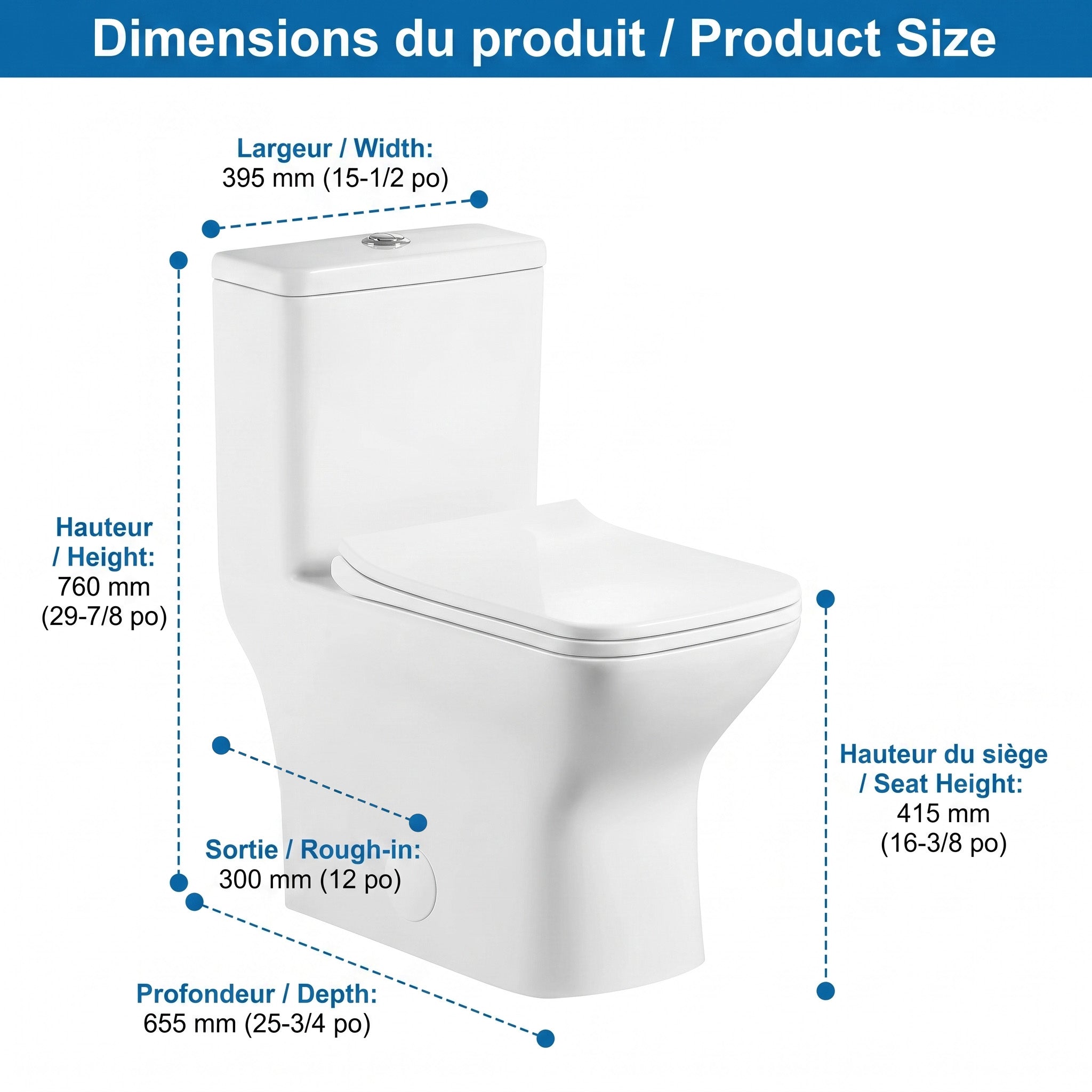 Toilette Monobloc - Ibiza