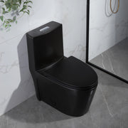 Toilettes Monobloc Noir Mat - Catania