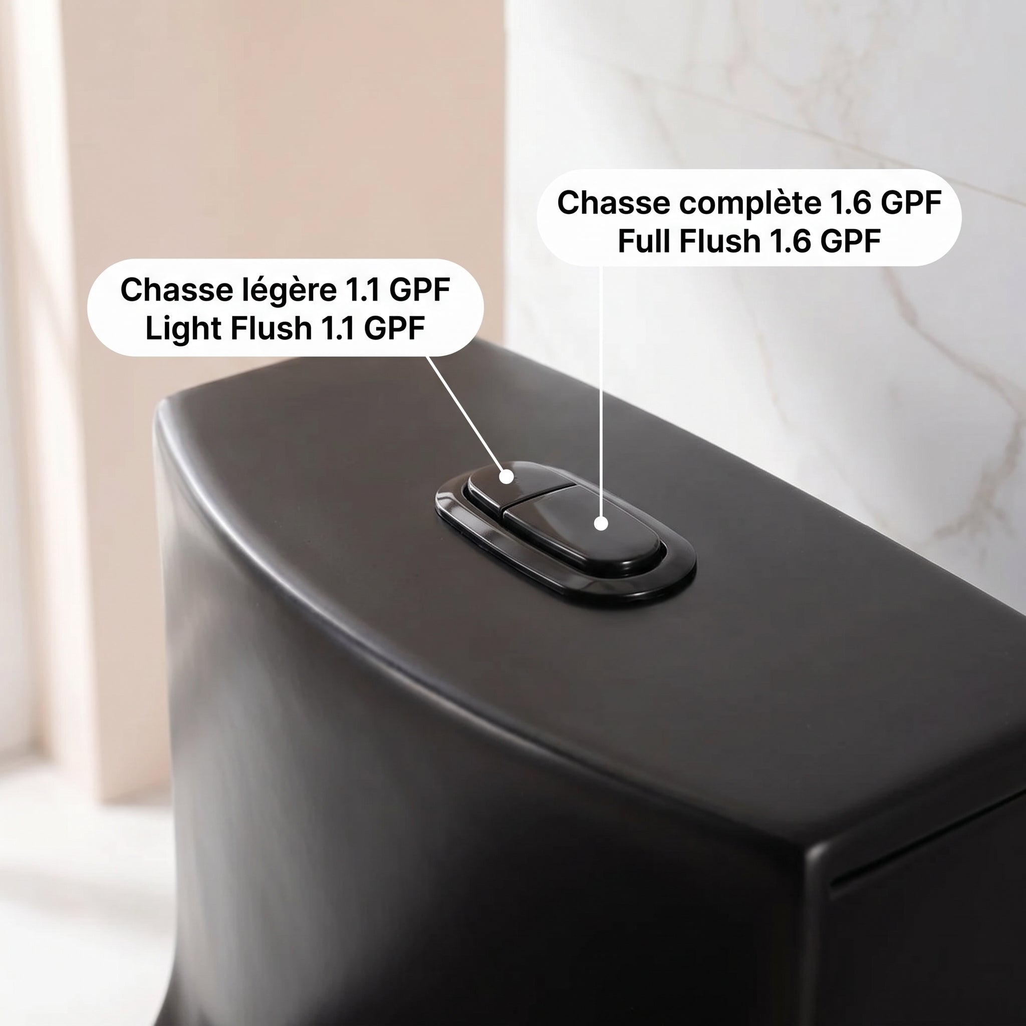 One Piece Toilet - Prato in Black