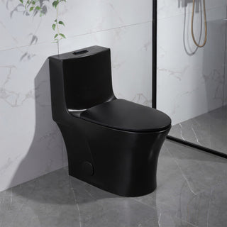 One Piece Toilet - Prato in Black