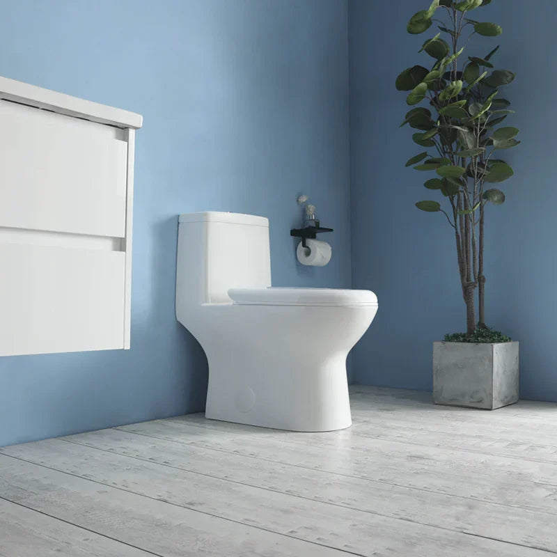 One Piece Toilet - Pesaro - White