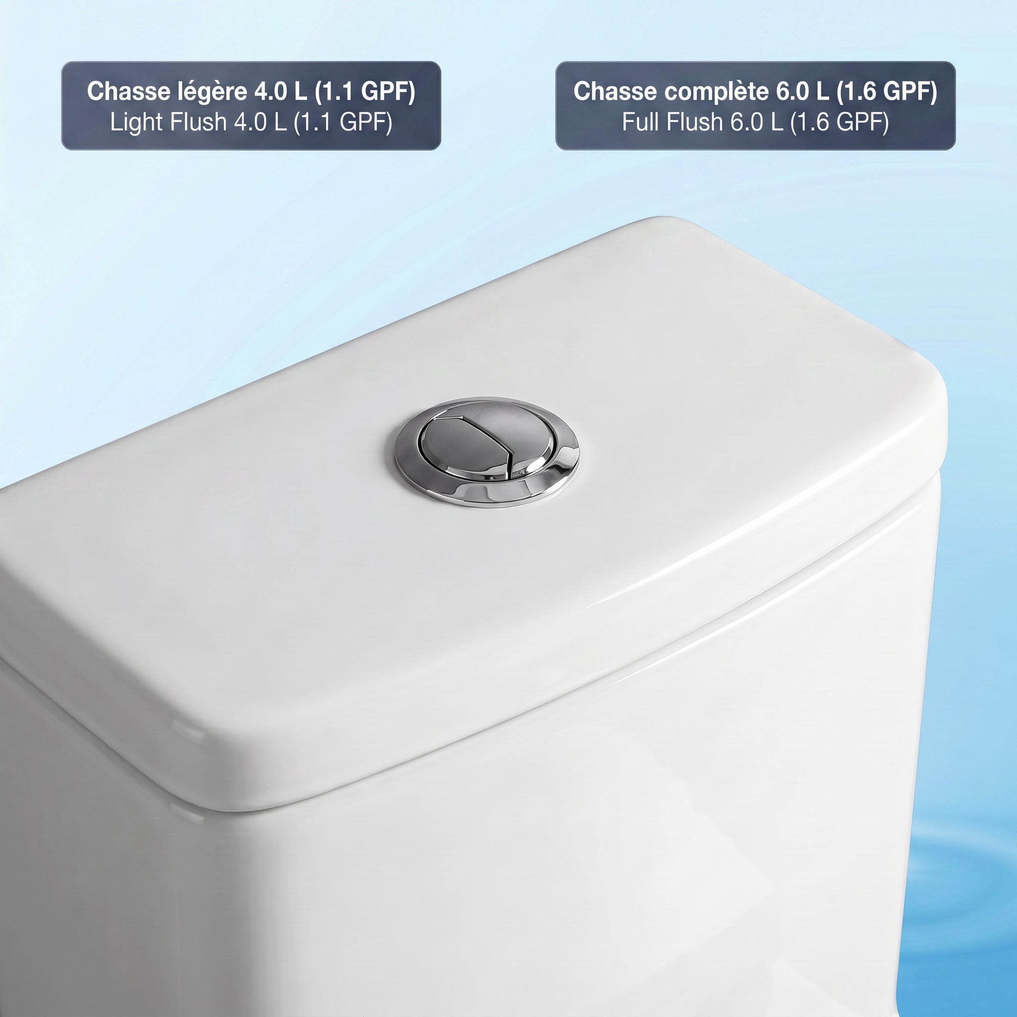 Toilettes Monobloc - Pesaro - Blanc
