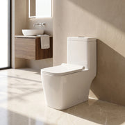 One Piece Toilet - Tornado in White