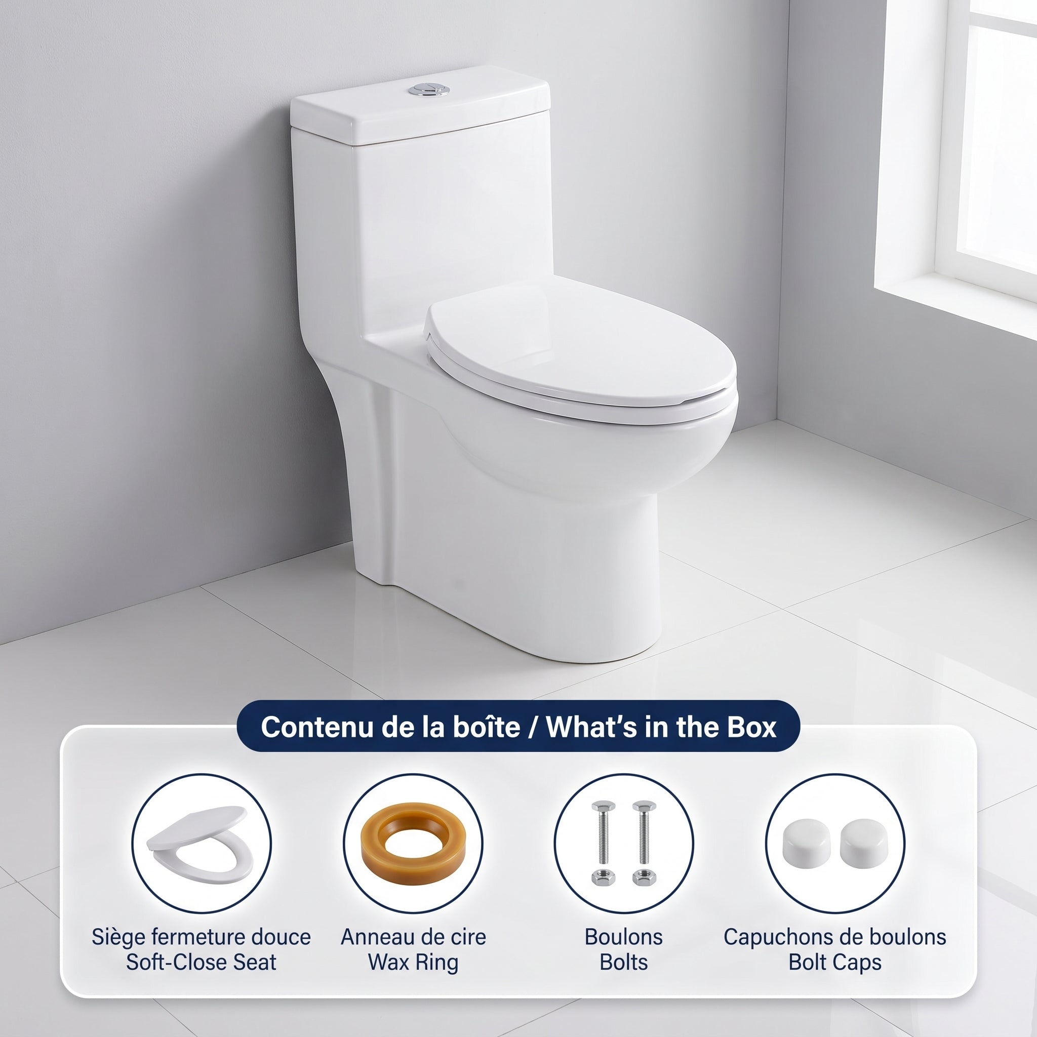 Toilette Monobloc - Hilton