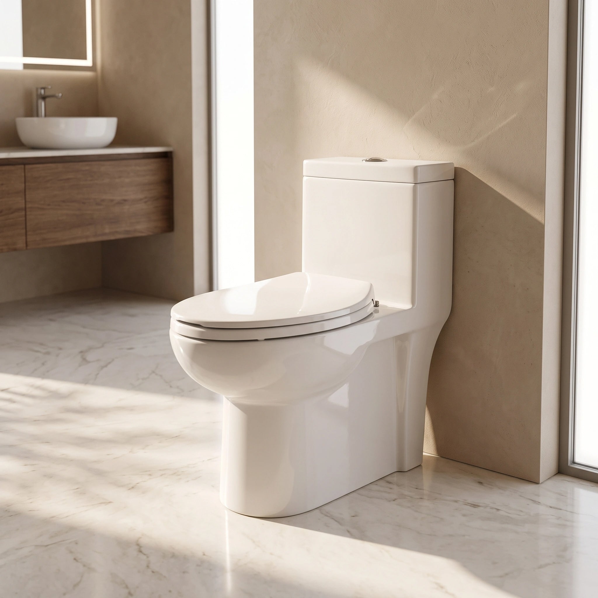 One Piece Toilet - Hilton