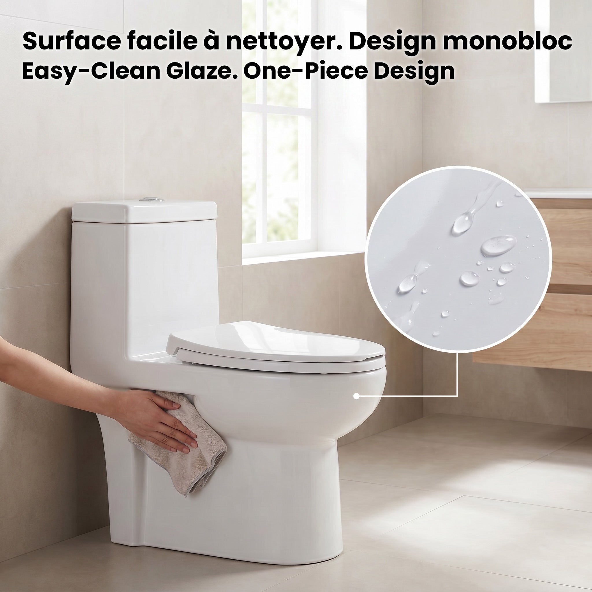 Toilette Monobloc - Hilton